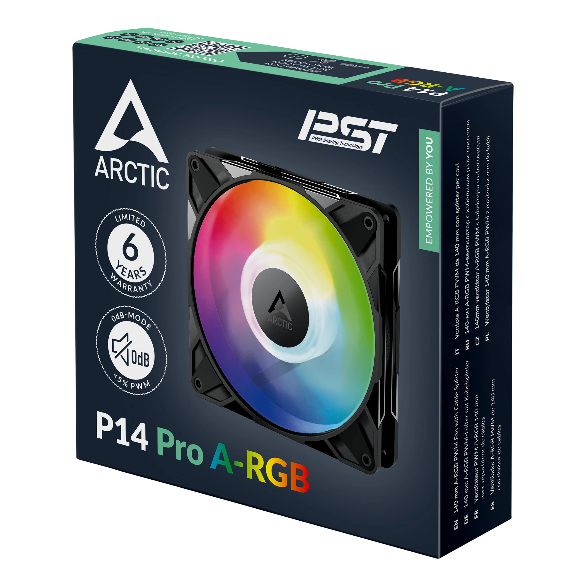 Arctic вентилатор Fan 140mm P14 Pro A-RGB