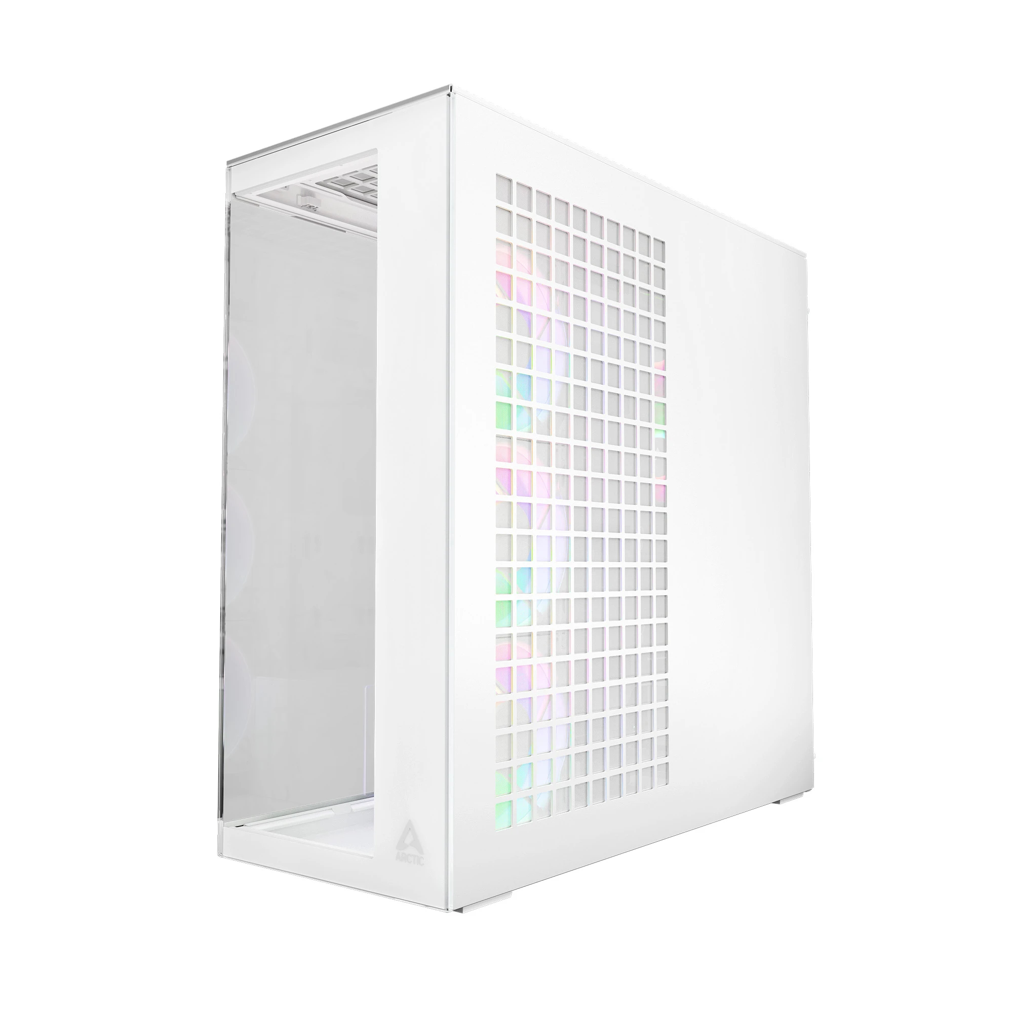 Arctic кутия Case E-ATX - Xtender (White) - 5 A-RGB Fans included