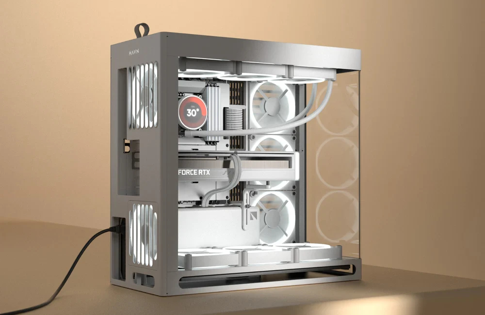 HAVN кутия Case E-ATX - HS 420 Base Edition White