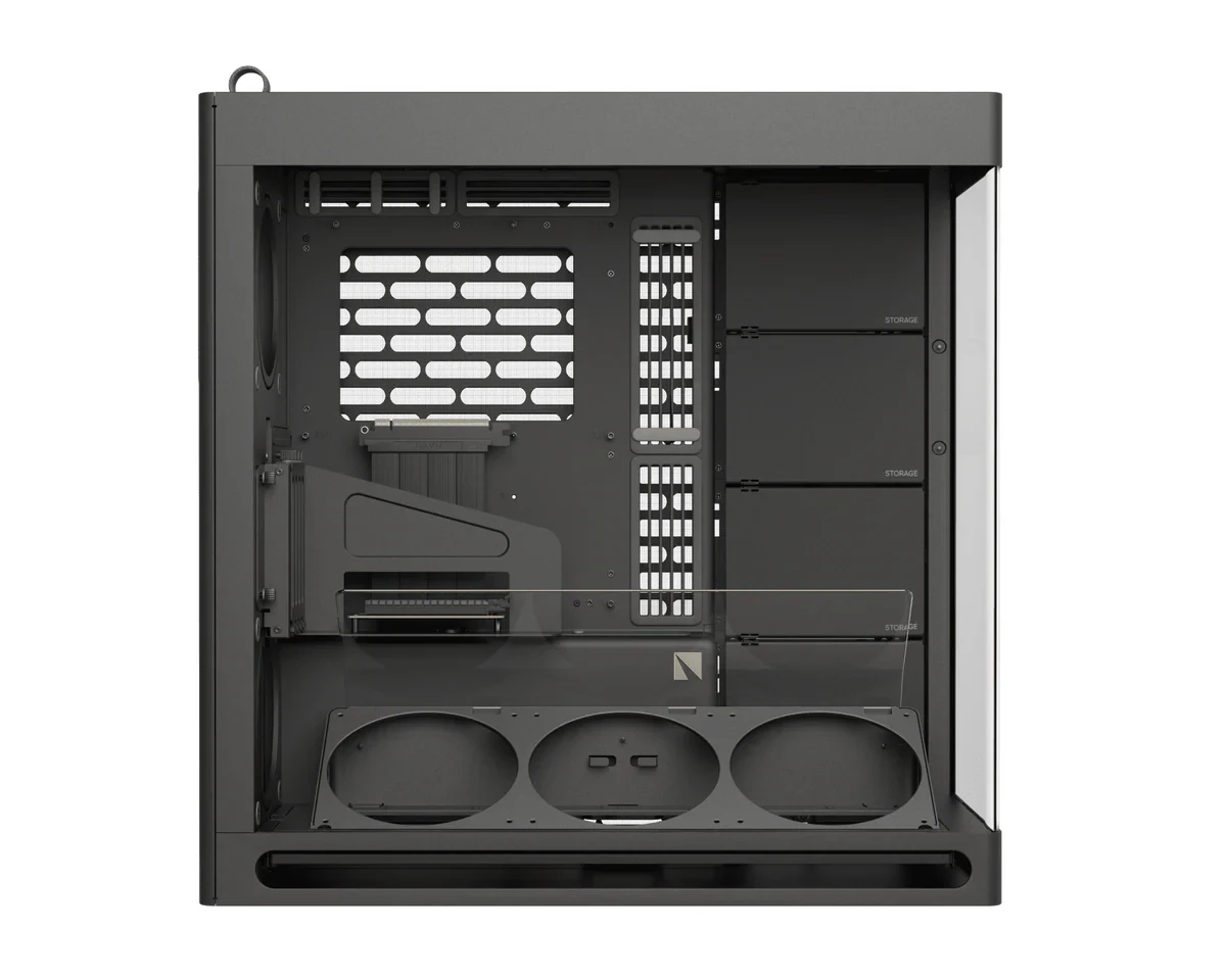 HAVN кутия Case E-ATX - HS 420 VGPU Edition Black - PCIe Gen 5 riser included