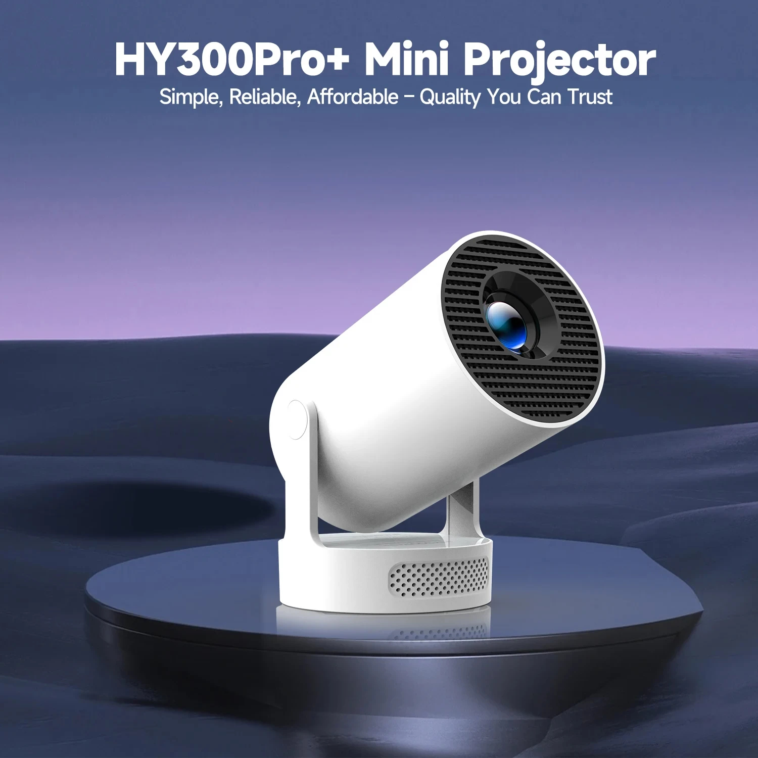 MagCubic преносим мултимедиен проектор Portable Multimedia Projector HY300 Pro+ - 4K, Android 11, Wi-Fi, Bluetooth 5.4