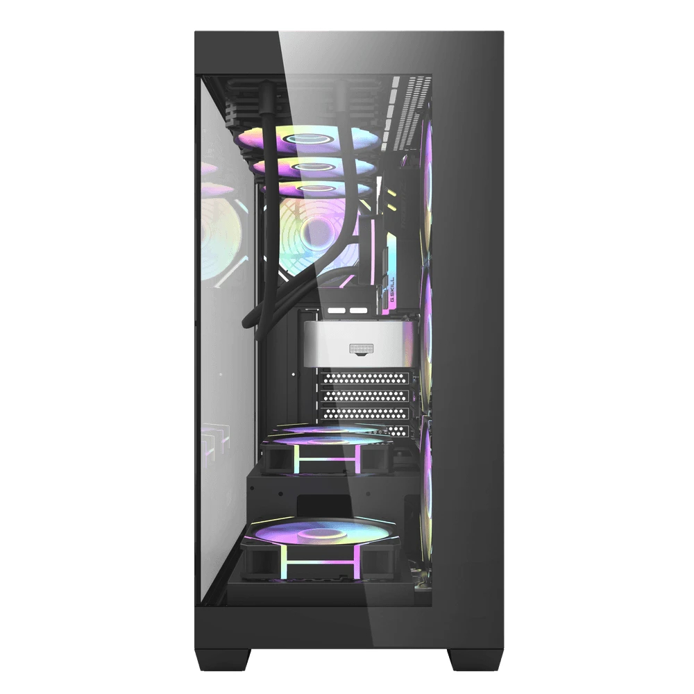 Darkflash кутия Case ATX - DS900 Black - 7 x 120 mm A-RGB fans included, USB-C