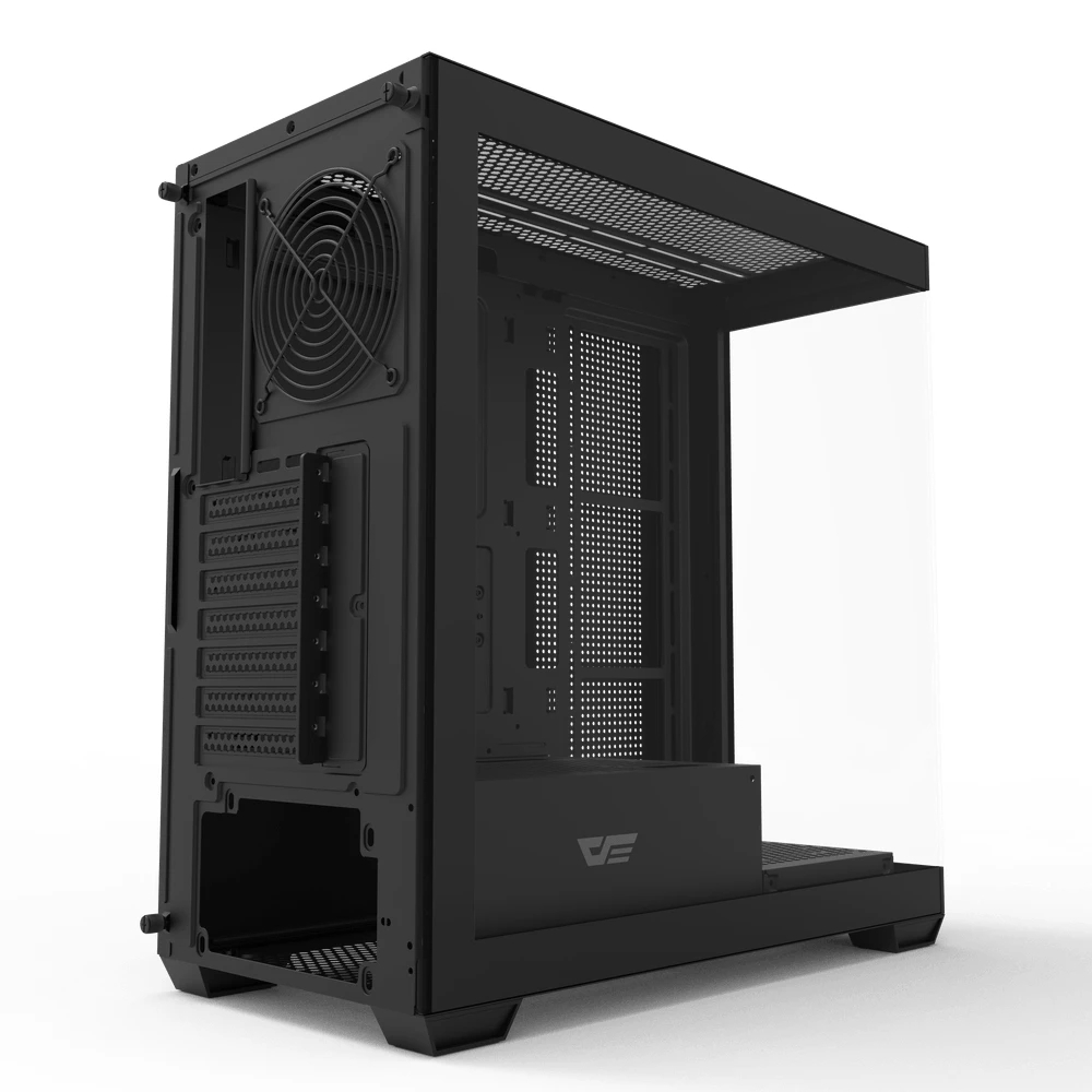 Darkflash кутия Case ATX - DS900 Black - 7 x 120 mm A-RGB fans included, USB-C