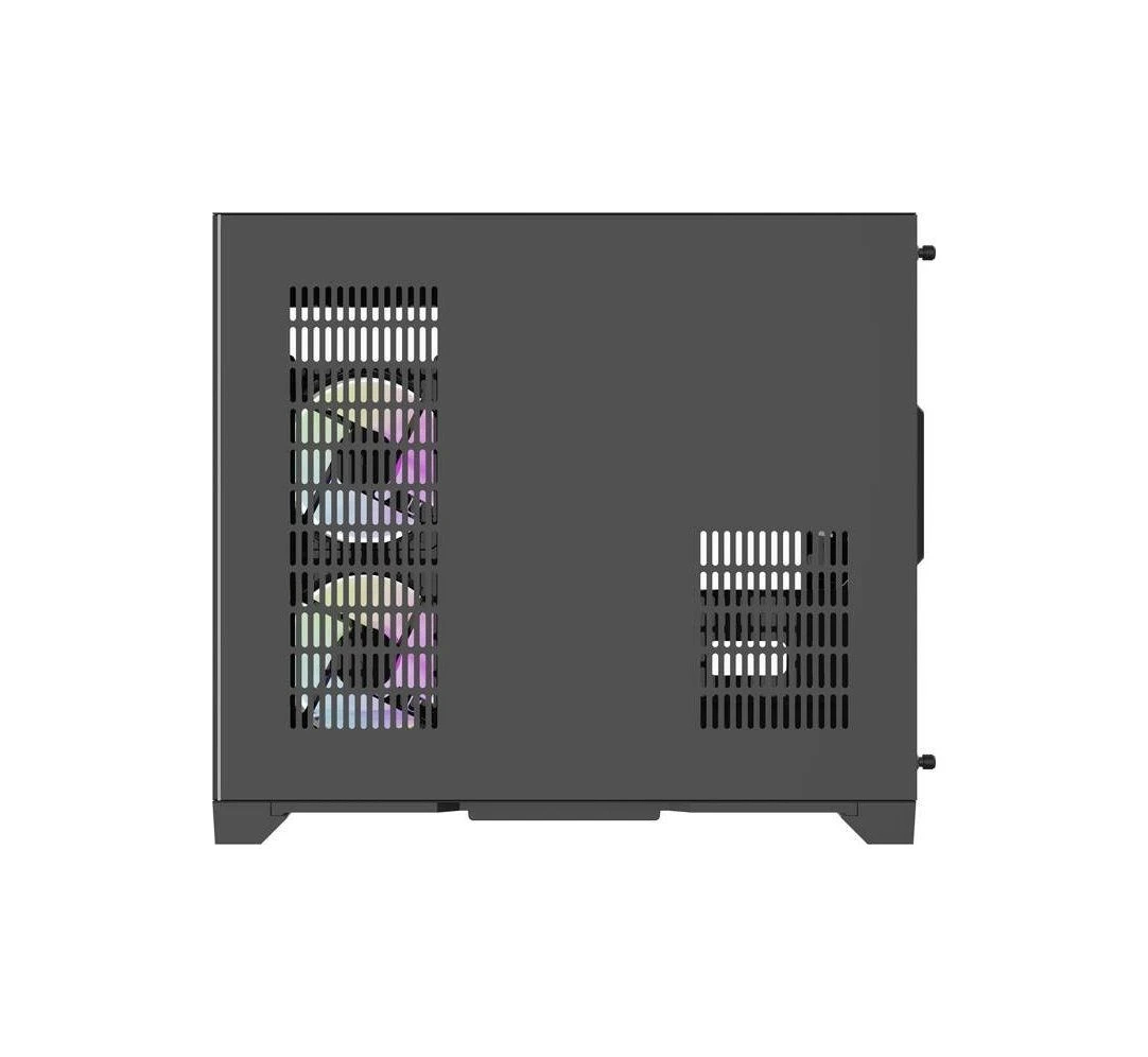 Aigo кутия Case mATX - FT418 Black - 6 x 120 mm A-RGB fans included
