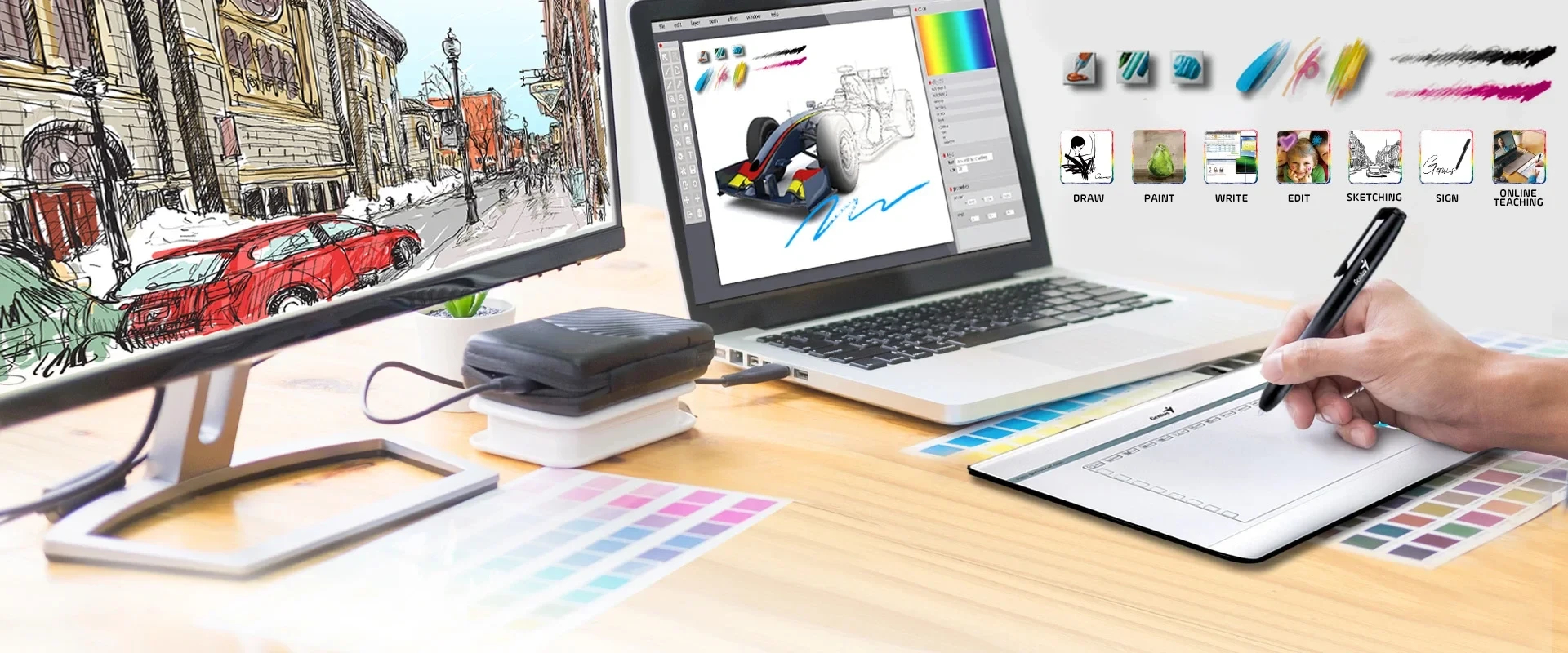 Genius графичен таблет Graphic Tablet EasyPen i608