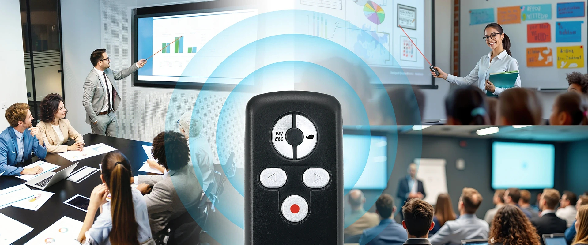 Genius безжичен показалец Wireless Presenter - Media Pointer 100
