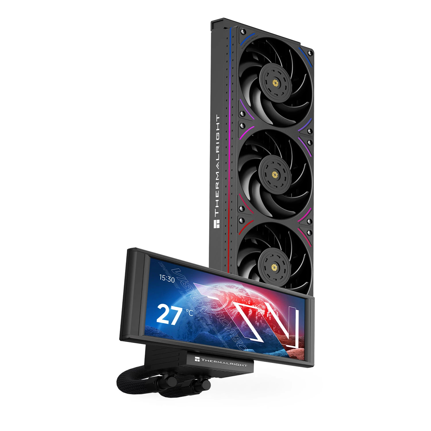 Thermalright водно охлаждане Water Cooling Trofeo Vision 360 ARGB Black - 6.86 inch IPS LCD Display
