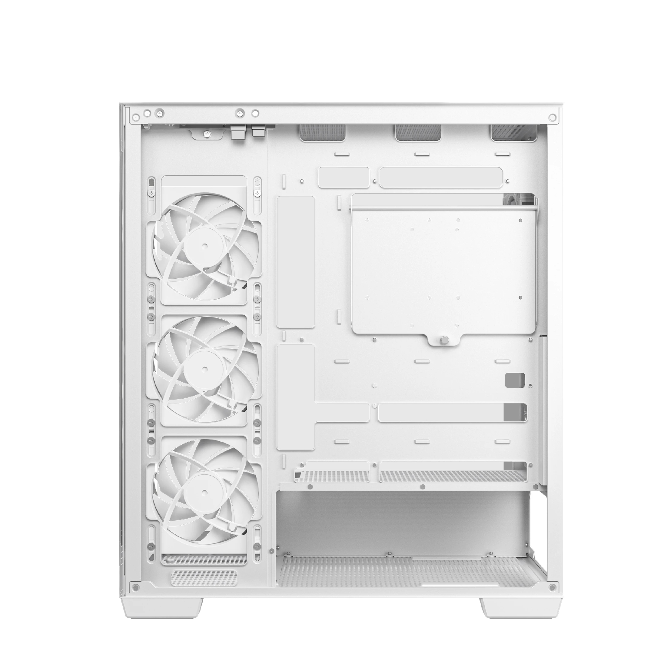 DeepCool кутия Case ATX - CG580 4F WH V2