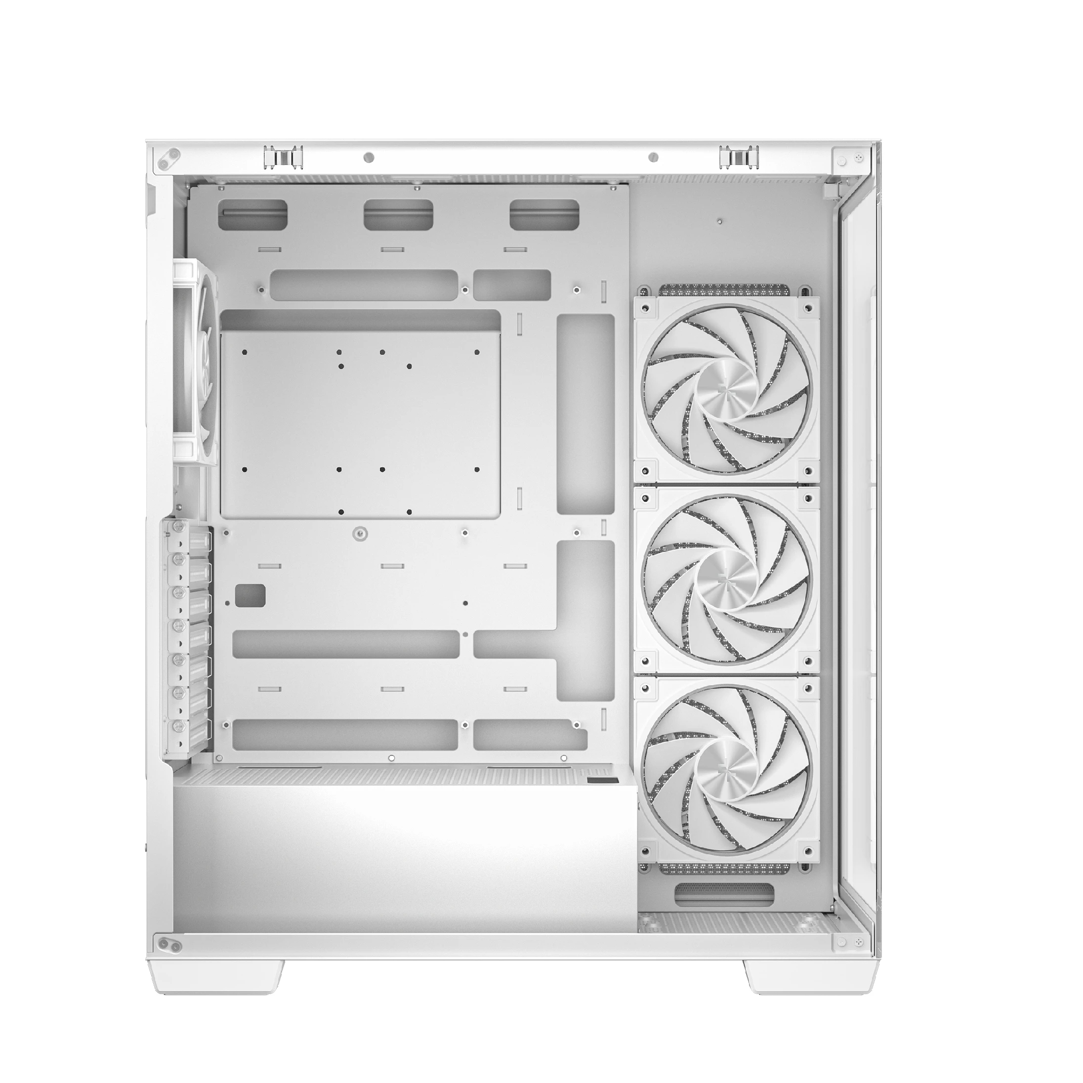 DeepCool кутия Case ATX - CG580 4F WH V2