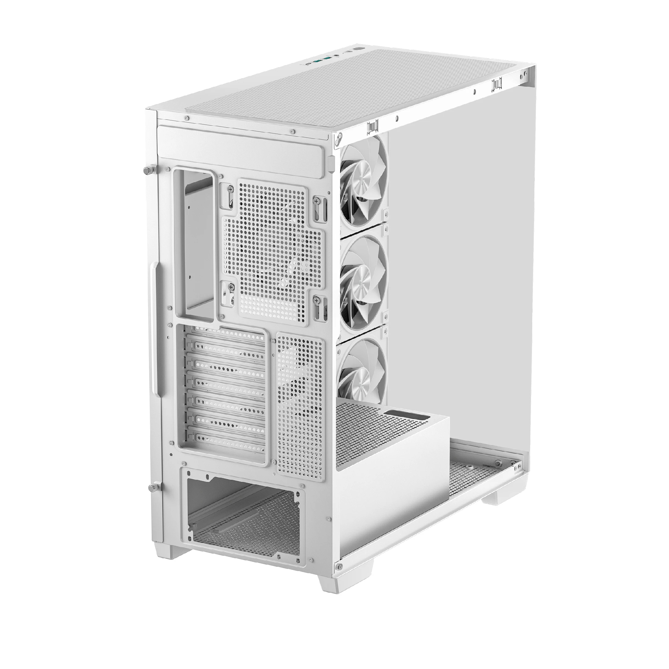 DeepCool кутия Case ATX - CG580 4F WH V2
