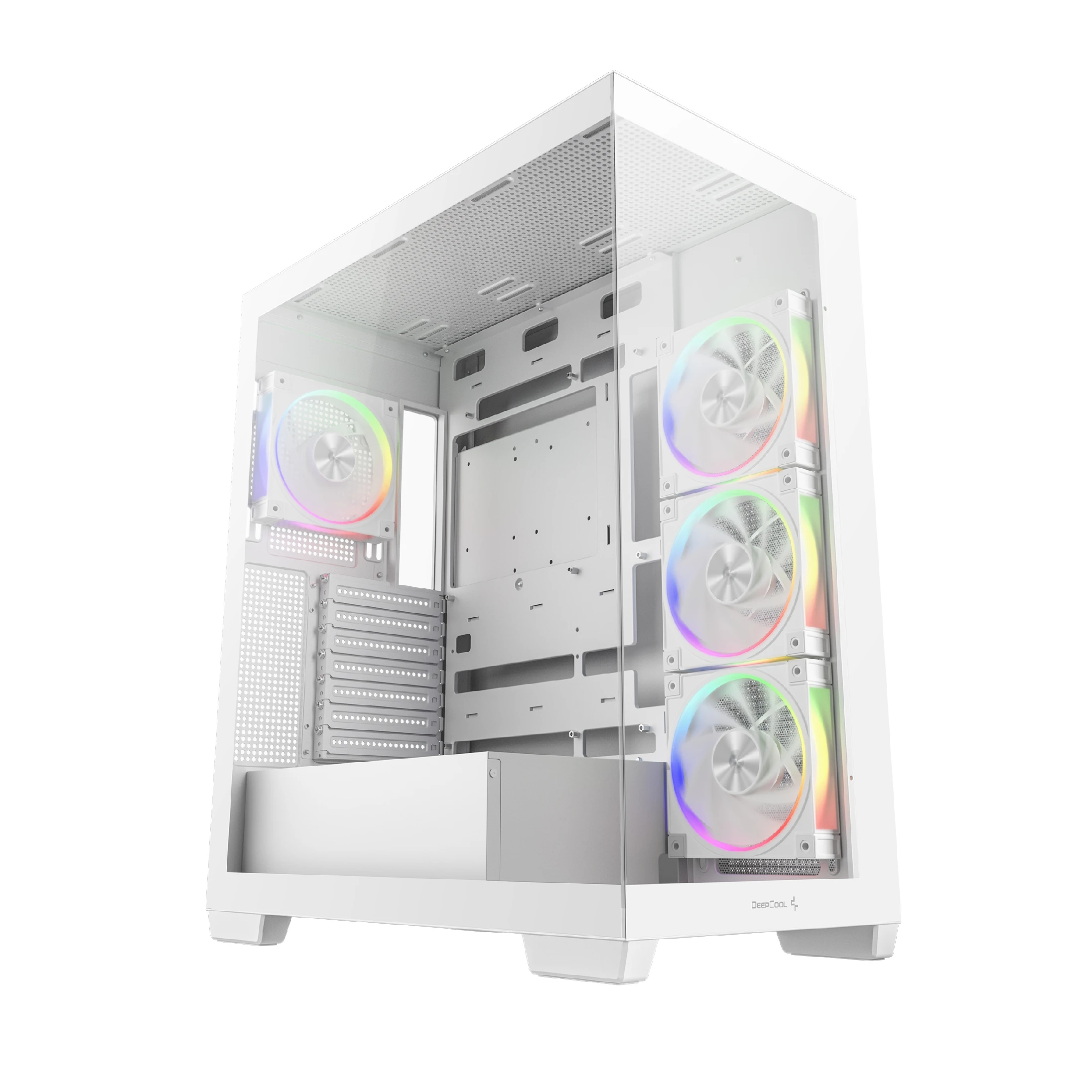 DeepCool кутия Case ATX - CG580 4F WH V2