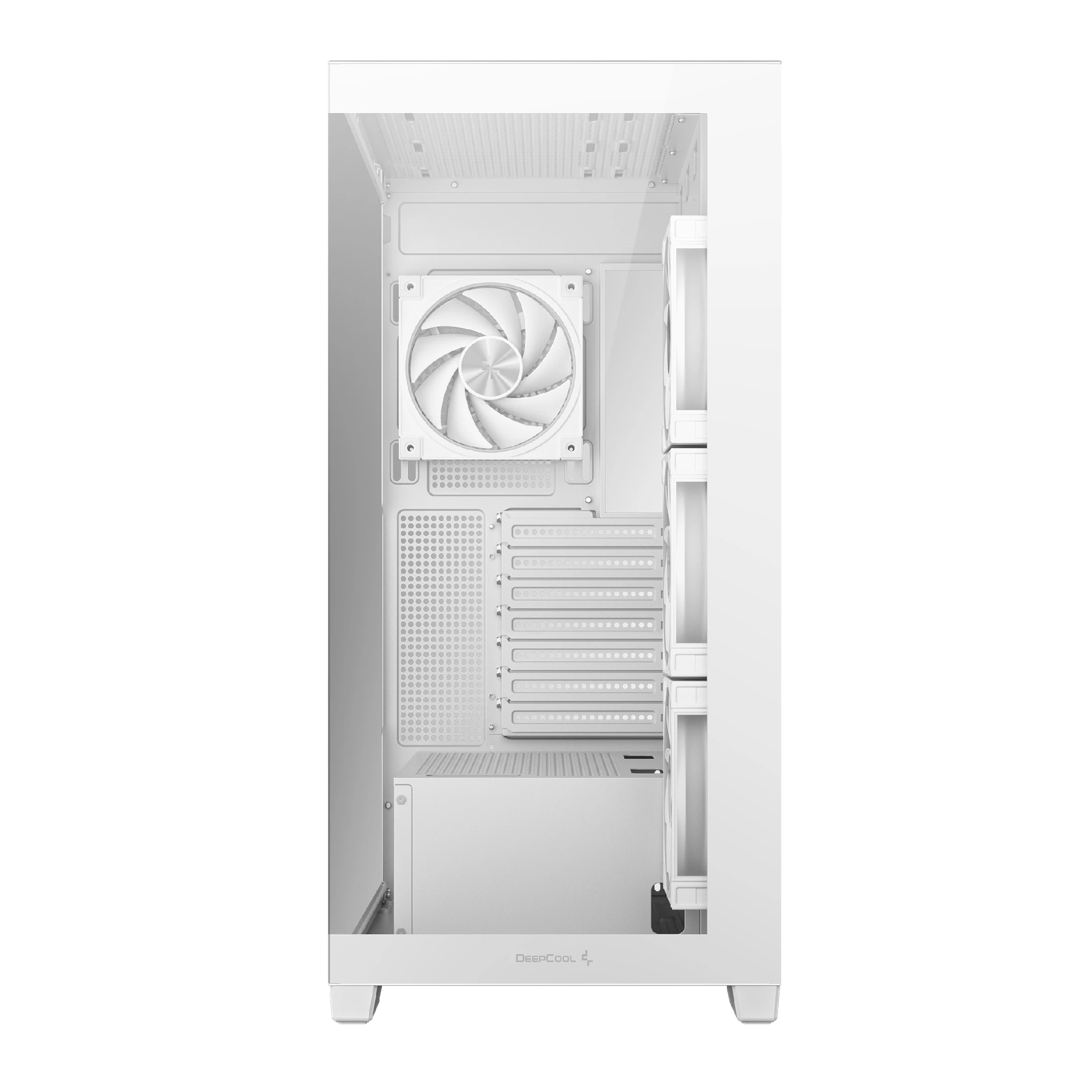 DeepCool кутия Case ATX - CG580 4F WH V2