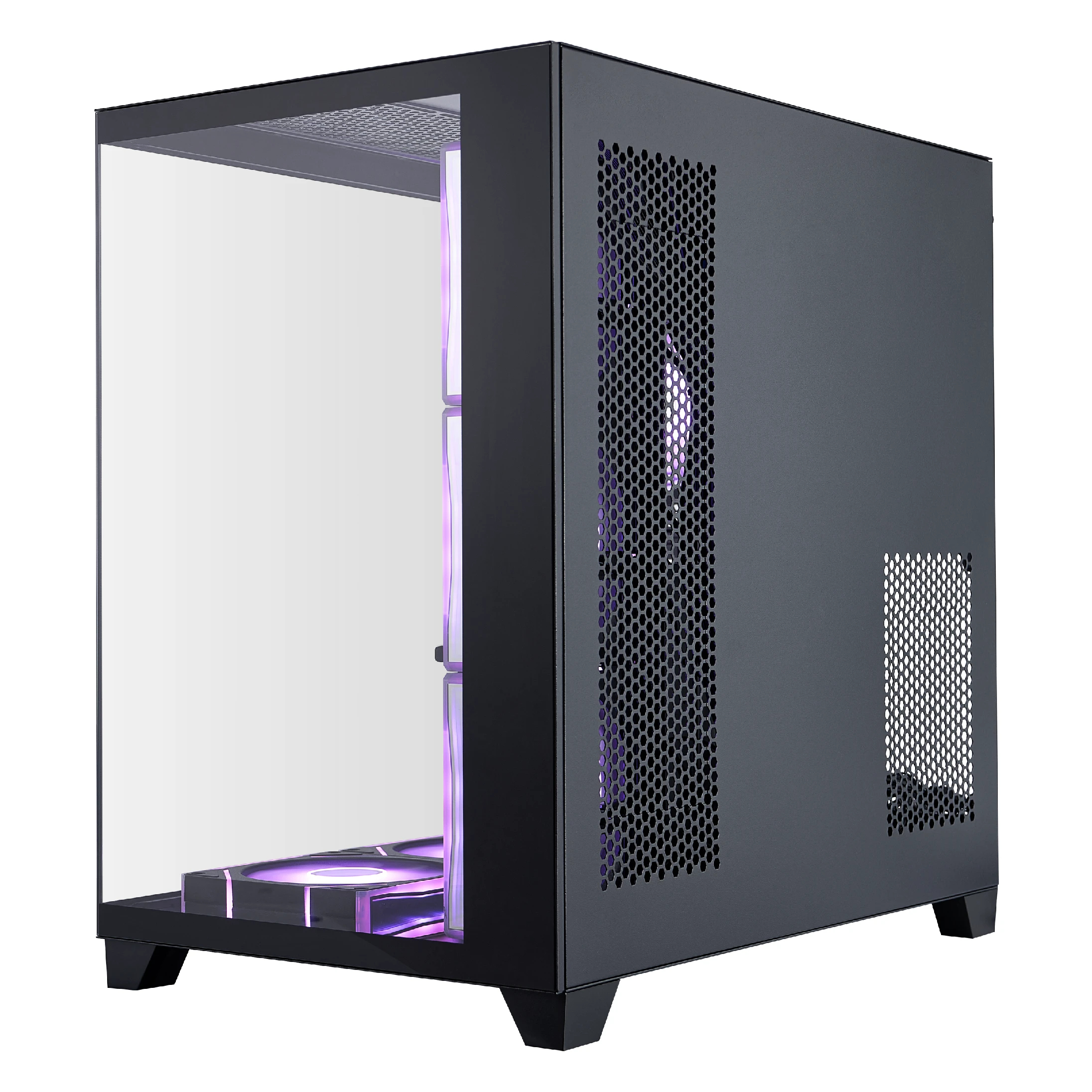 1stPlayer кутия Case ATX - MEGAVIEW MV8 Black - 7 x 120 mm A-RGB fans included