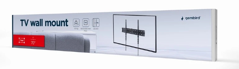 Gembird стенна стойка за телевизор TV Mount - WM-70F-01 - 37"-70", 40 kg