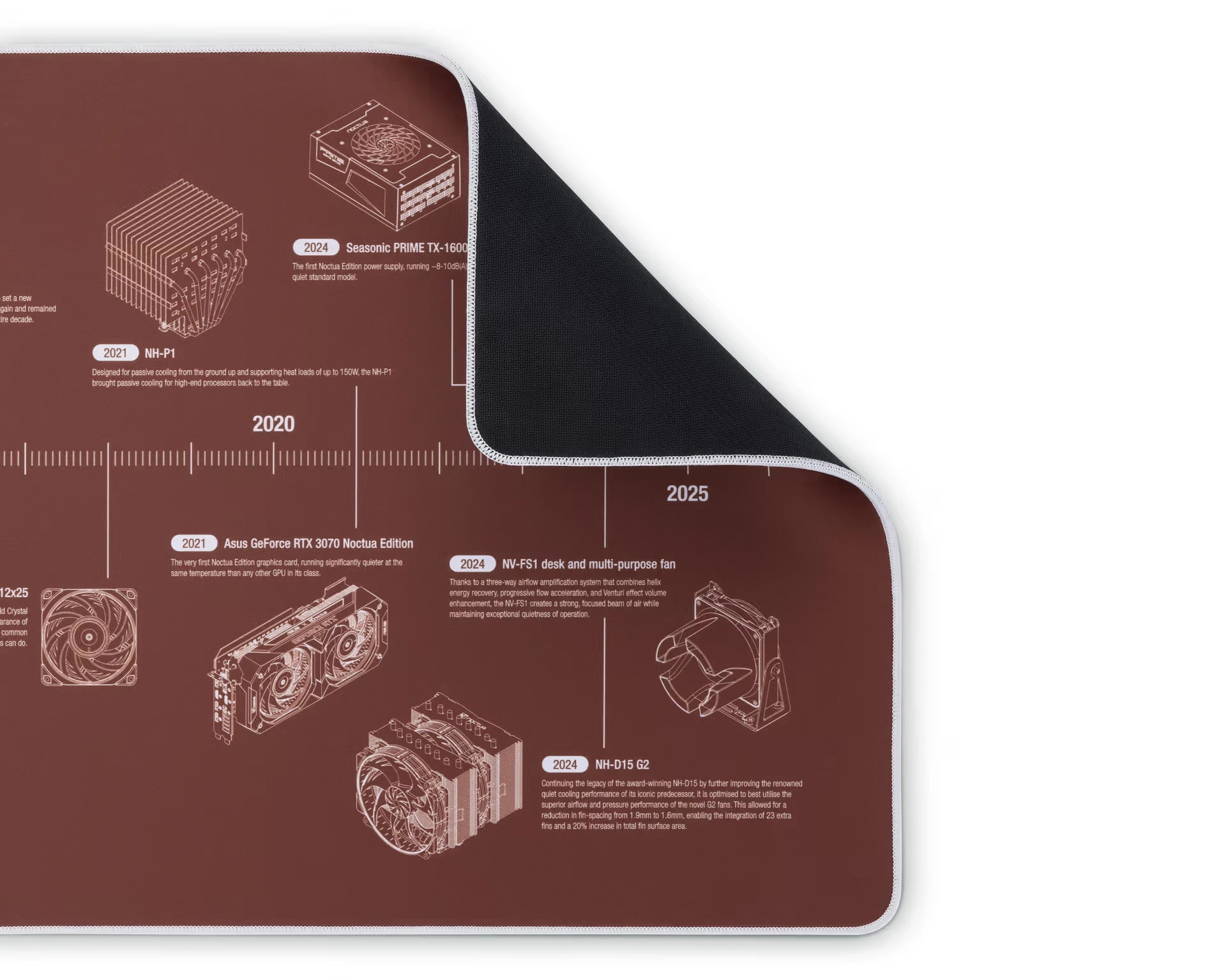 Noctua пад за мишка Mousepad - NP-DM3 Anniversary Deskmat
