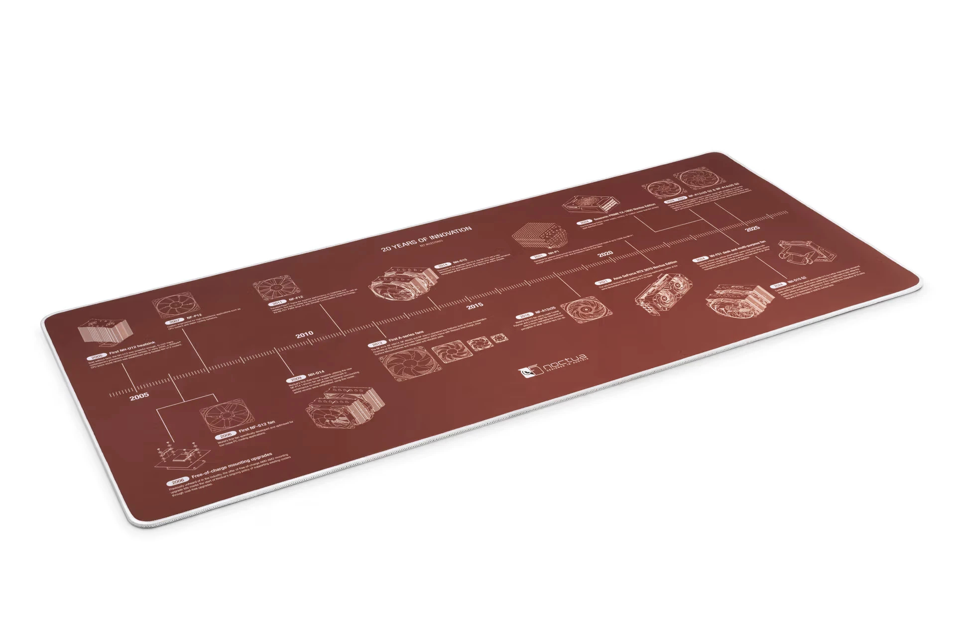 Noctua пад за мишка Mousepad - NP-DM3 Anniversary Deskmat