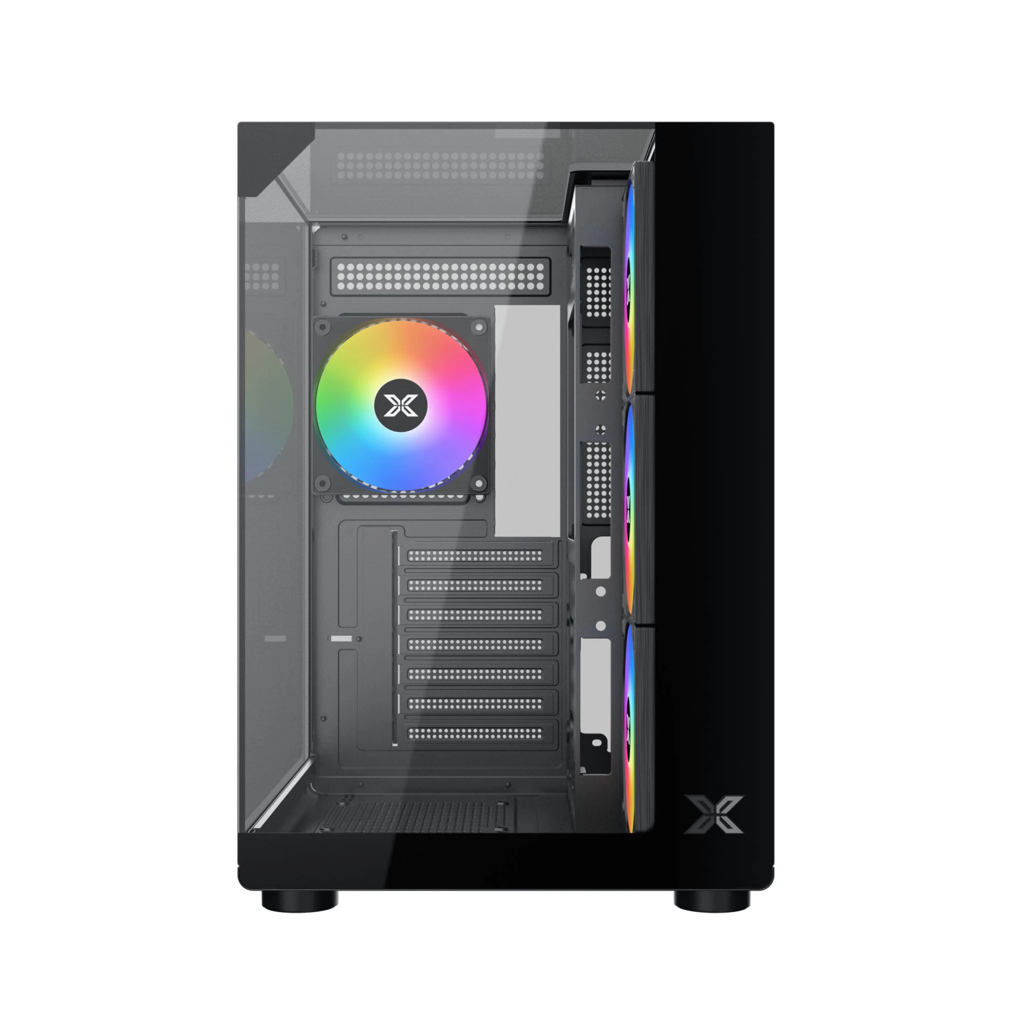 Xigmatek кутия Case ATX - Aqua Compact - 4 ARGB Fans
