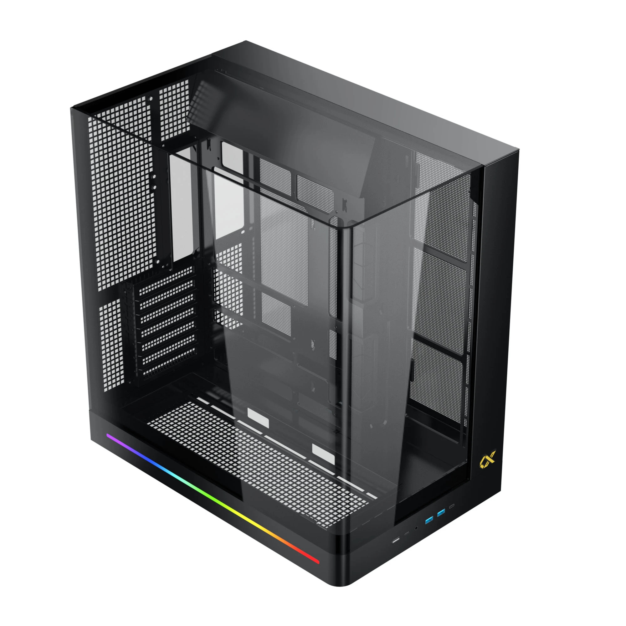 Xigmatek кутия Case E-ATX - PANO II - 8 ARGB Fans