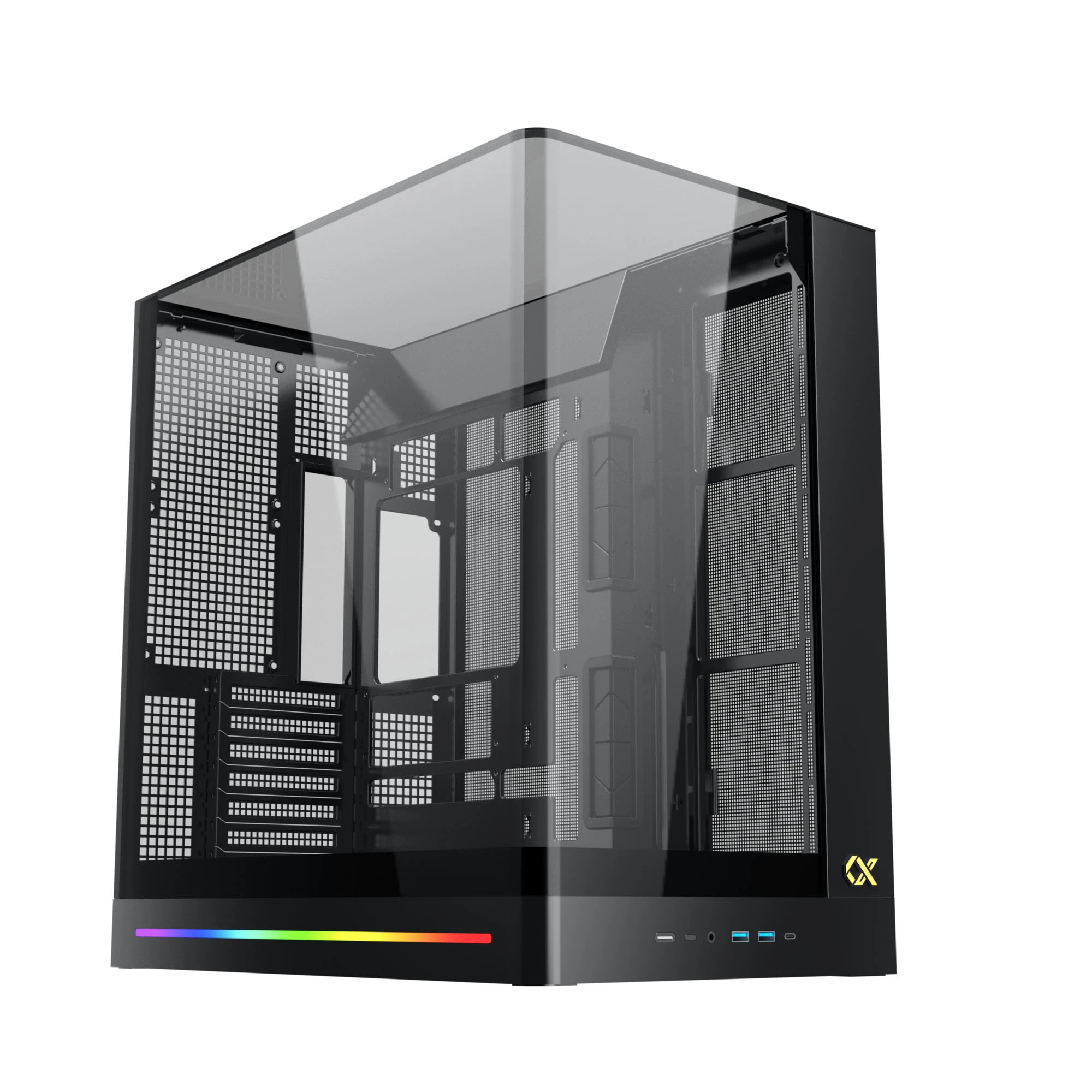 Xigmatek кутия Case E-ATX - PANO II - 8 ARGB Fans