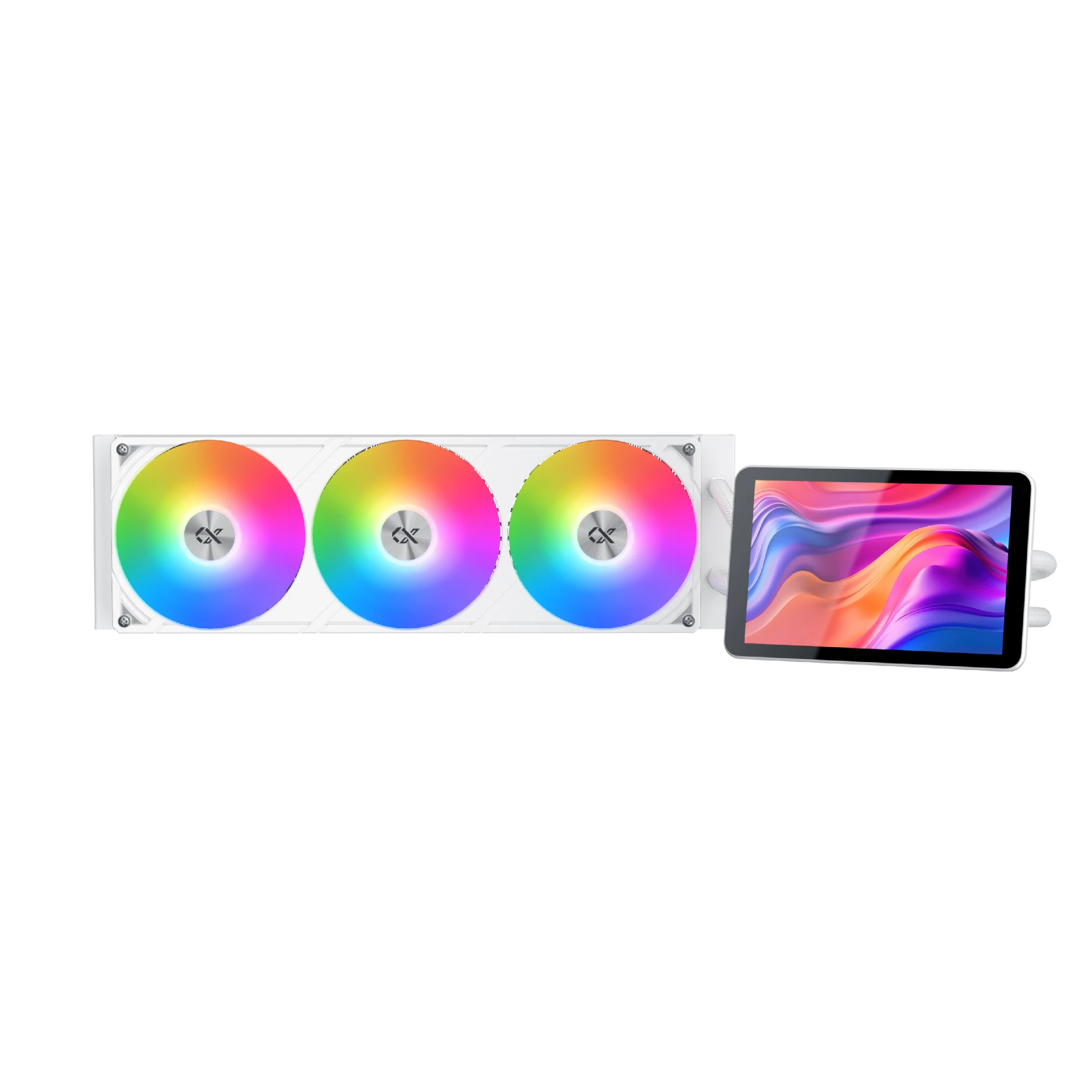 Xigmatek водно охлаждане Water Cooling Connect Pro 360 Arctic - 7 inch Magnetic LCD Display