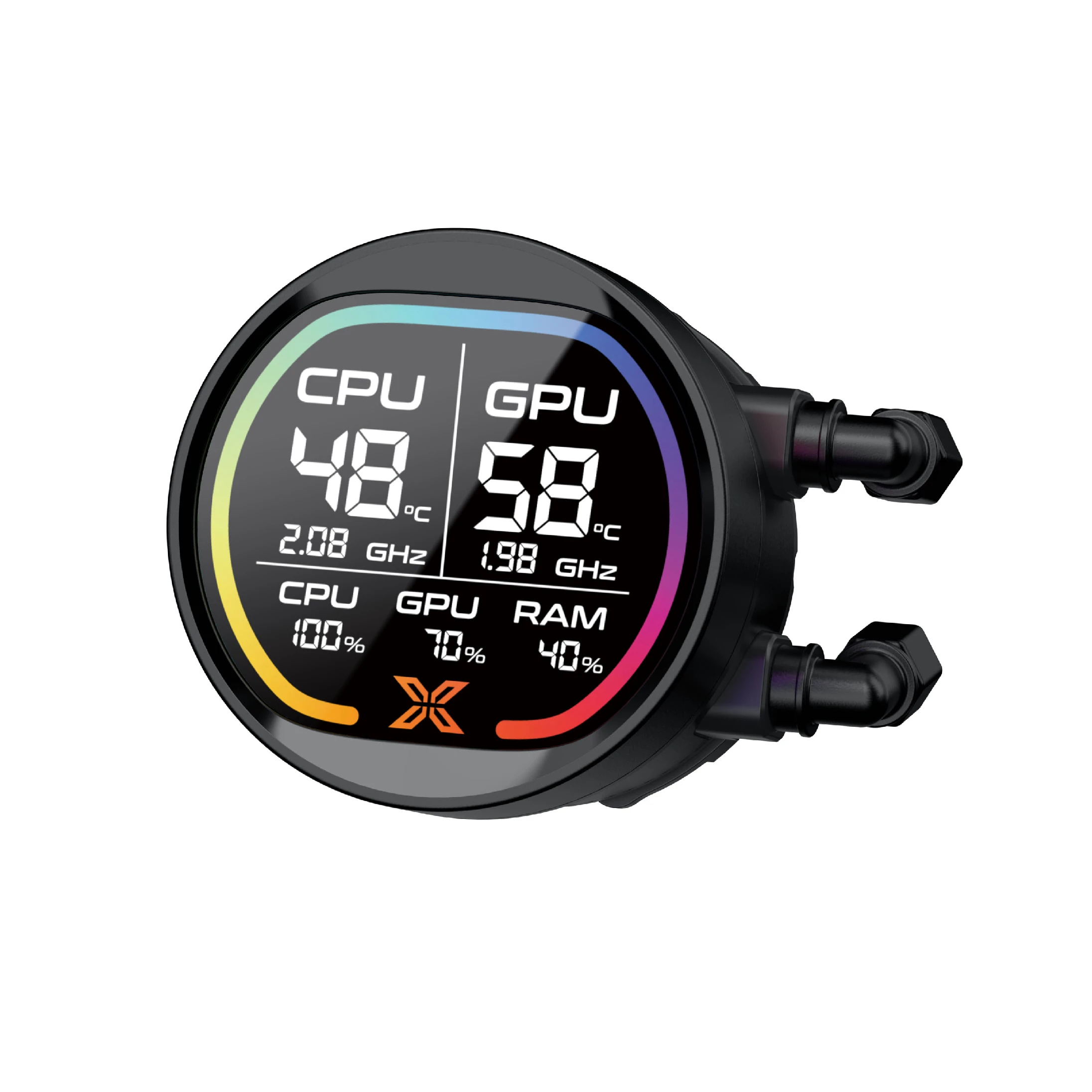 Xigmatek водно охлаждане Water Cooling LK Pro 360 Digital - 2.7 inch Digital LCD Display