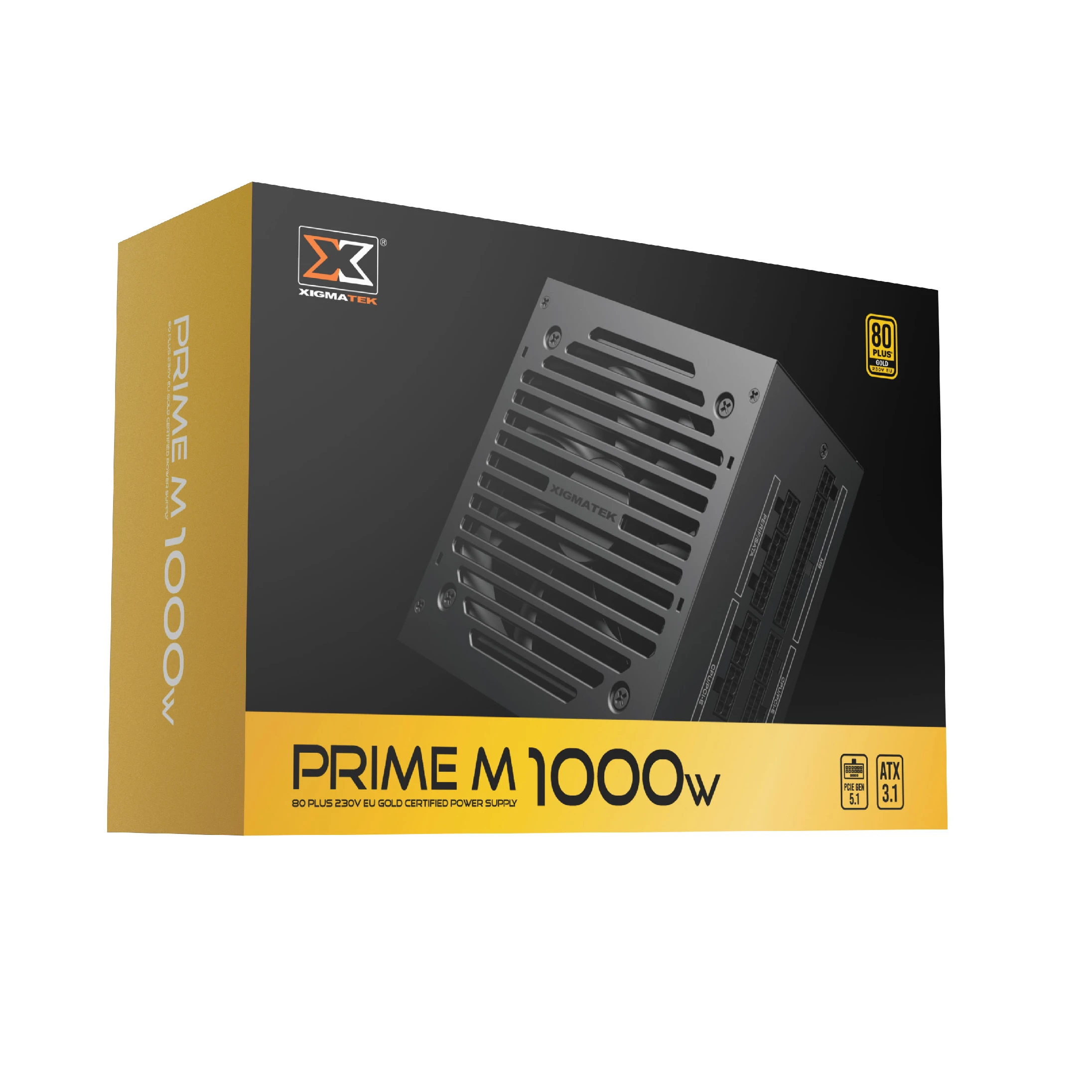 Xigmatek захранване PSU ATX 3.1 1000W Gold, Full Modular - Prime M 1000W