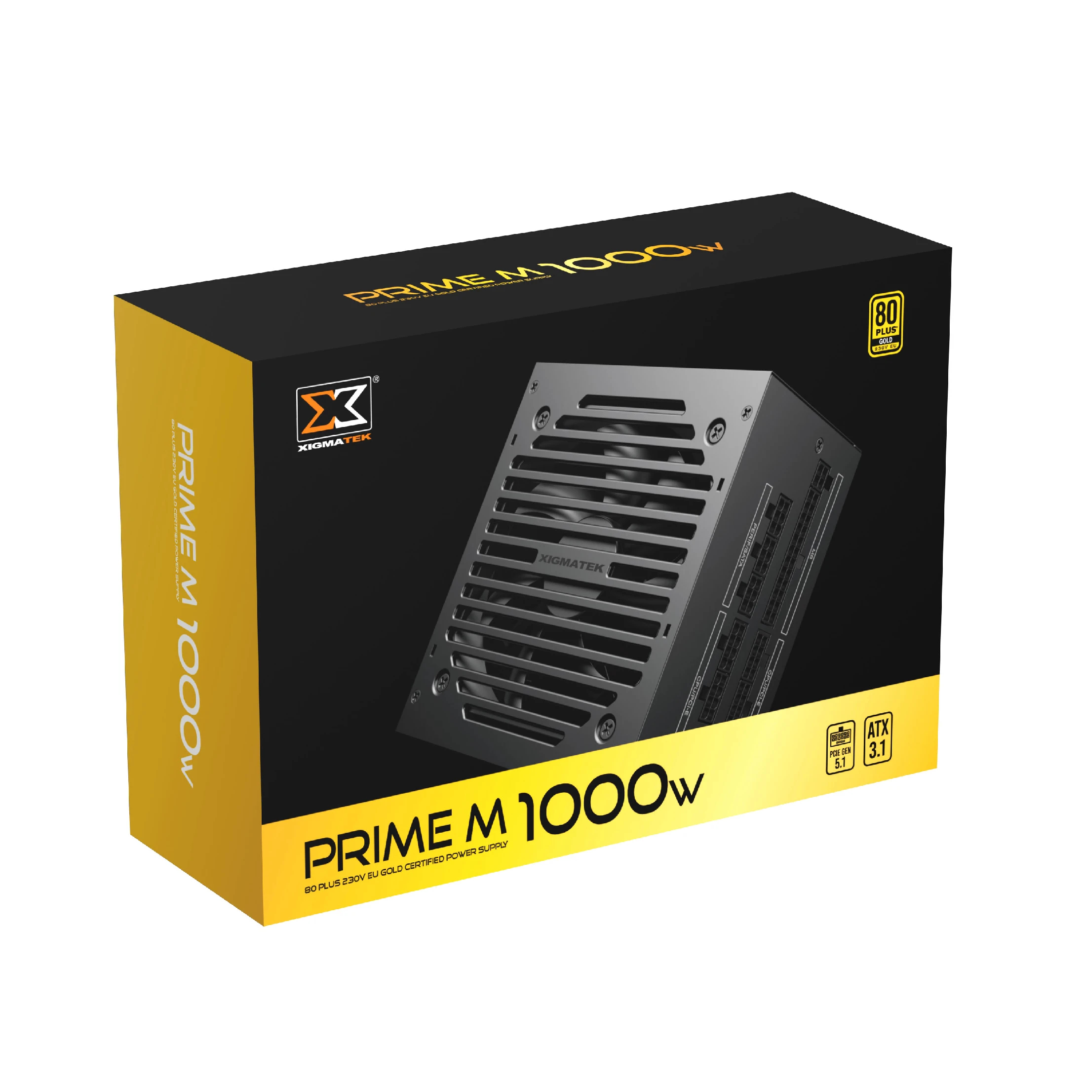 Xigmatek захранване PSU ATX 3.1 1000W Gold, Full Modular - Prime M 1000W