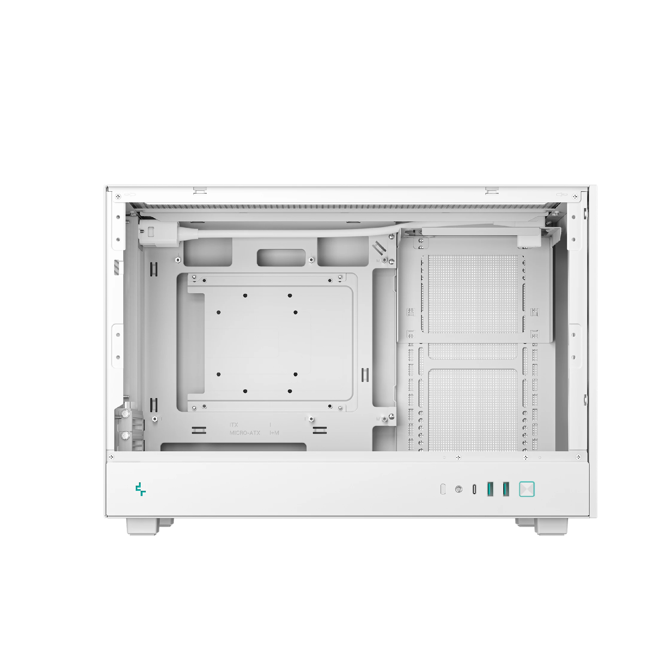 DeepCool кутия Case mATX - CH260 WH
