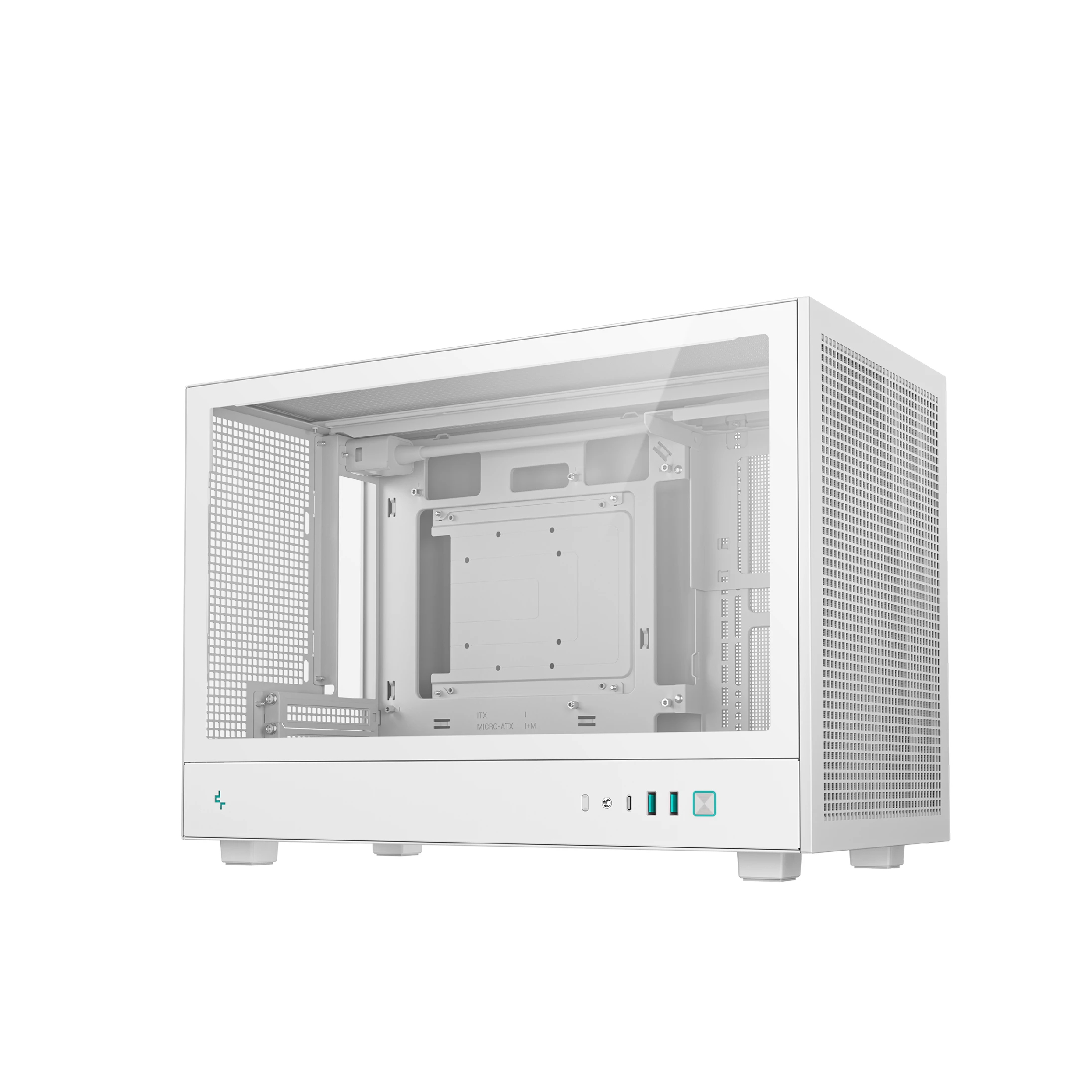 DeepCool кутия Case mATX - CH260 WH