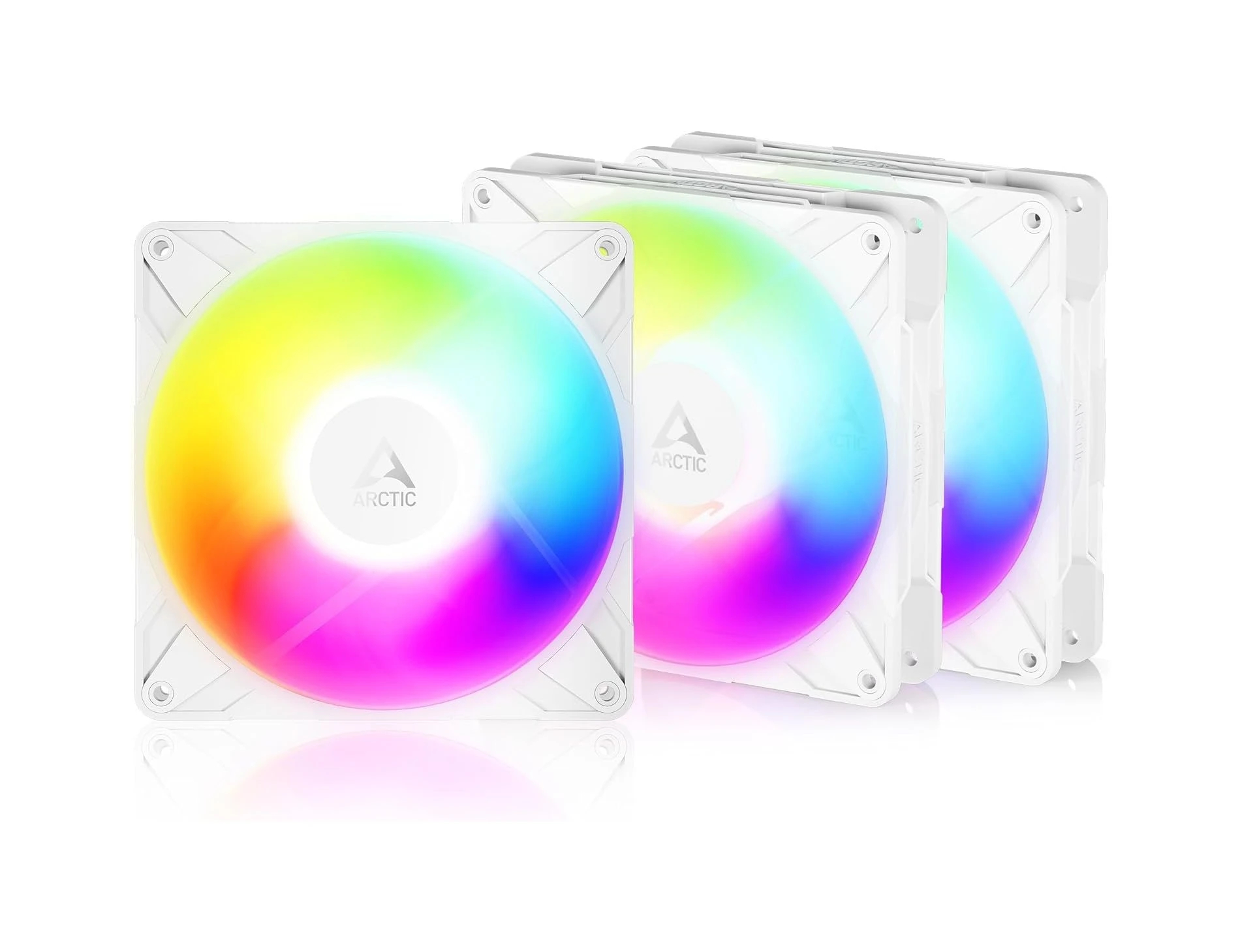 Arctic Комплект вентилатори Fan Pack 3-in-1 - P14 Pro Reverse A-RGB (White)