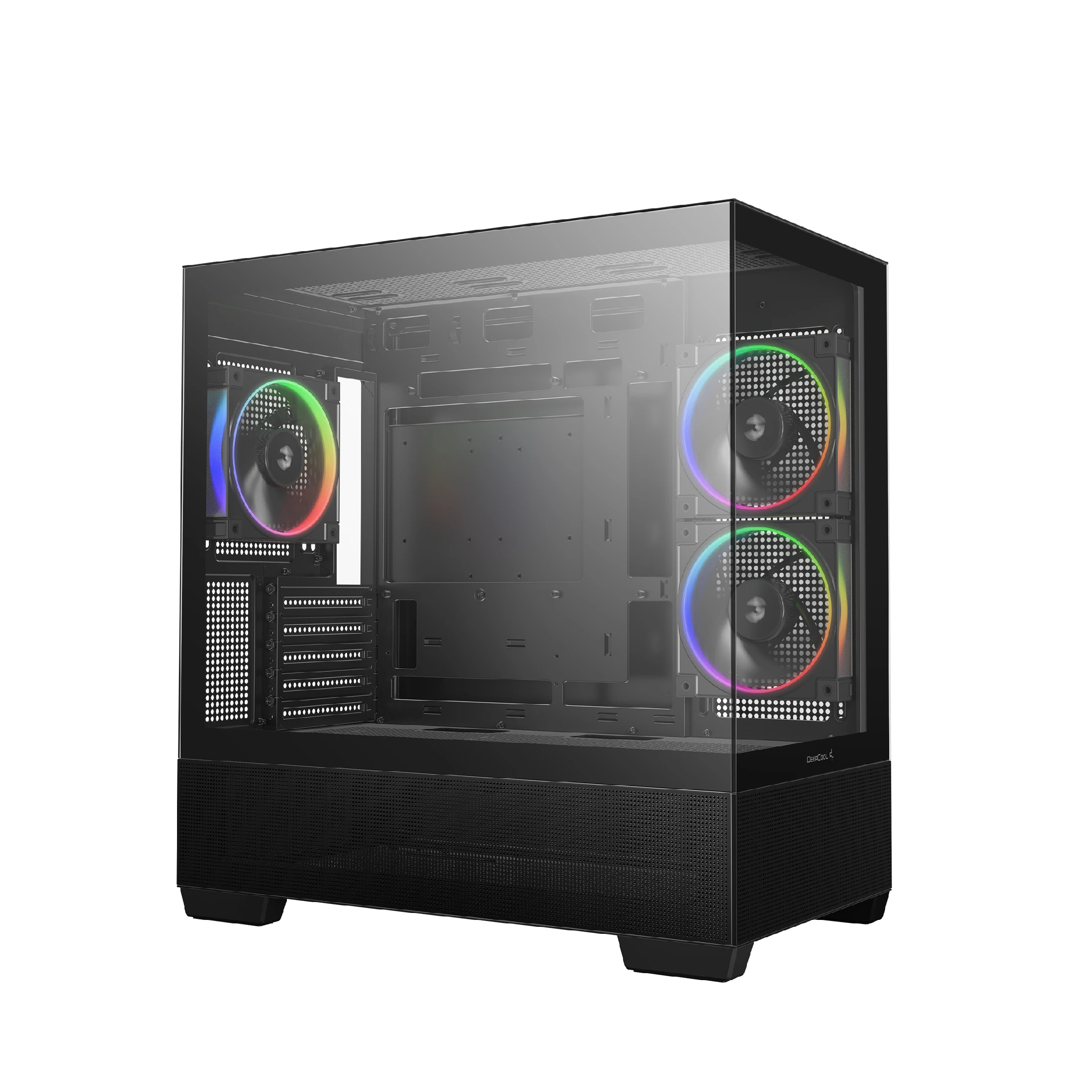 DeepCool кутия Case ATX - CG380 3F - 3 ARGB Fans, USB-C