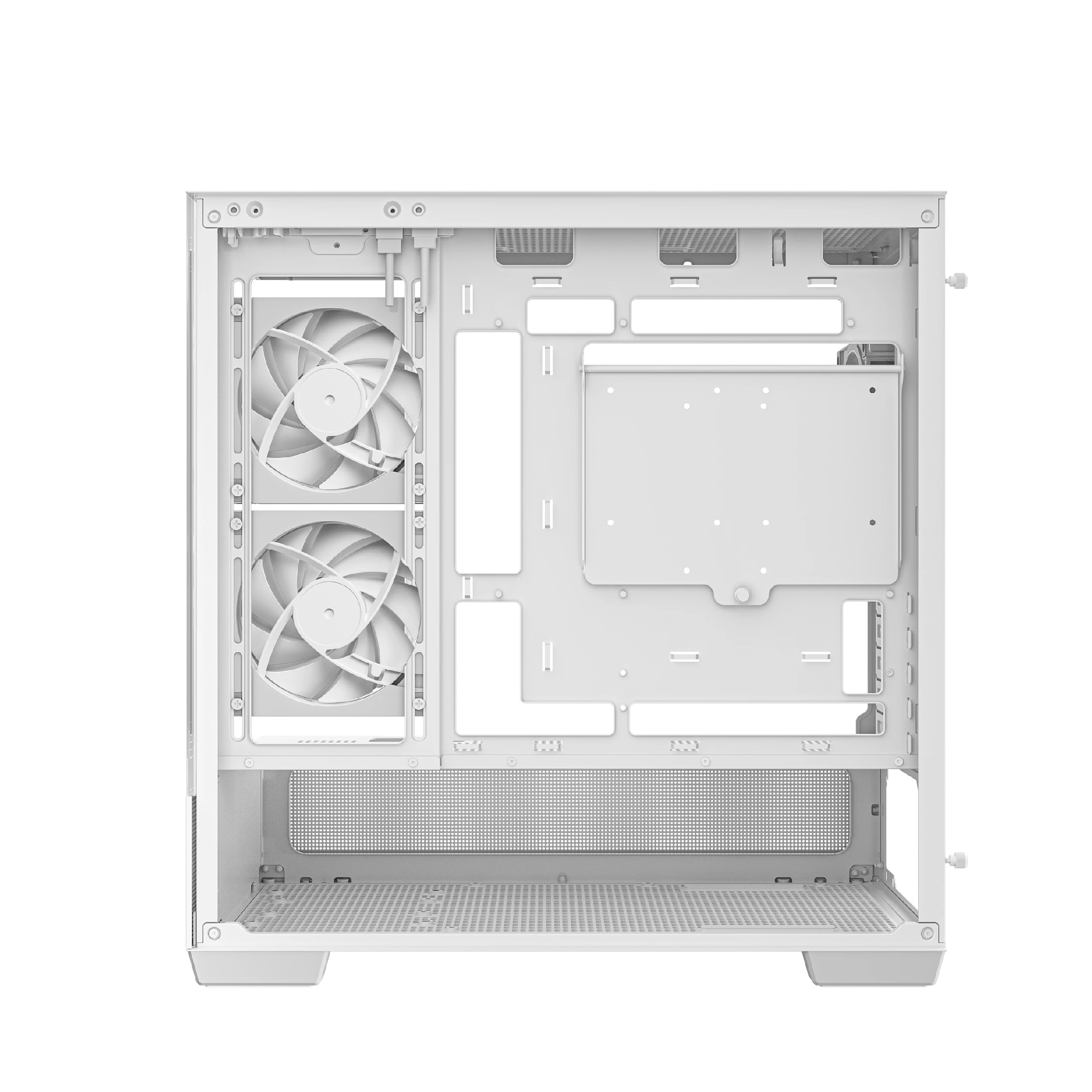 DeepCool кутия Case ATX - CG380 3F WH - 3 ARGB Fans, USB-C