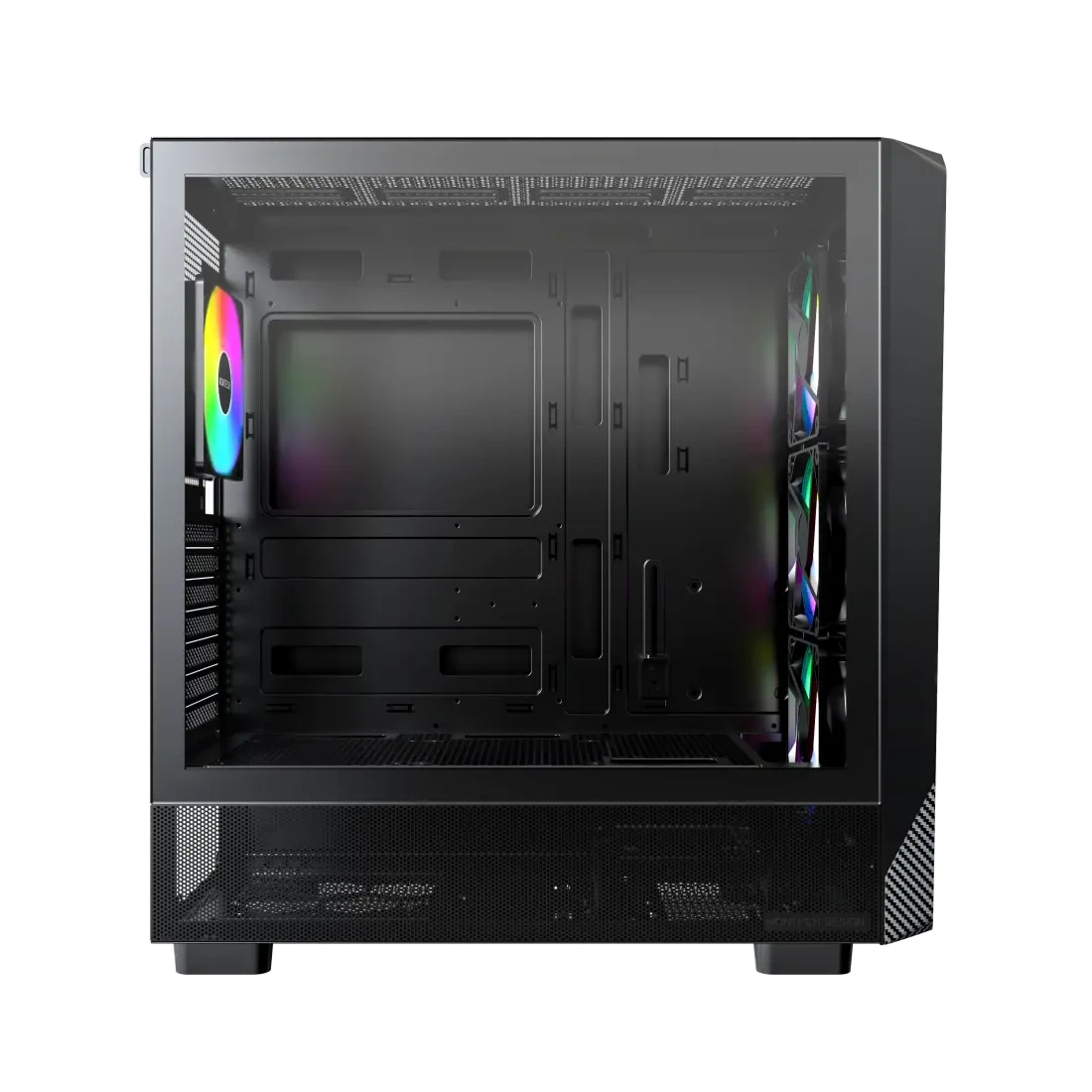 Montech кутия Case ATX - X5 (B) - 4 A-RGB fans, USB-C