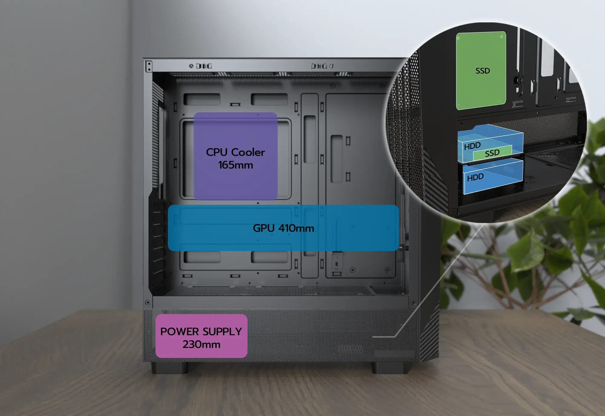 Montech кутия Case ATX - X5 (B) - 4 A-RGB fans, USB-C