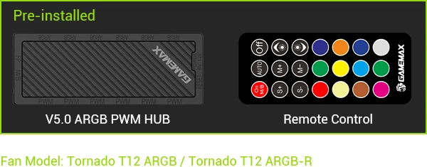 Gamemax кутия Case EATX - Vista 2 AB - 3 x 120 mm Addressable RGB