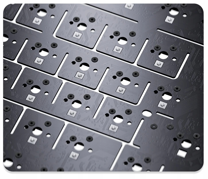 Ajazz геймърска механична клавиатура Gaming Mechanical Keyboard AK820 - Red Switches [Linear] (English US), Black, White Backlight