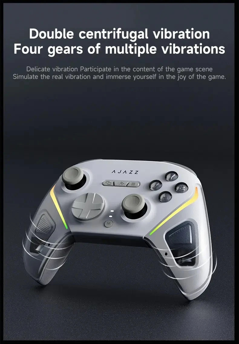 Ajazz геймпад Gamepad Set GP100 - Wireless, Bluetooth, 1000Hz - Black