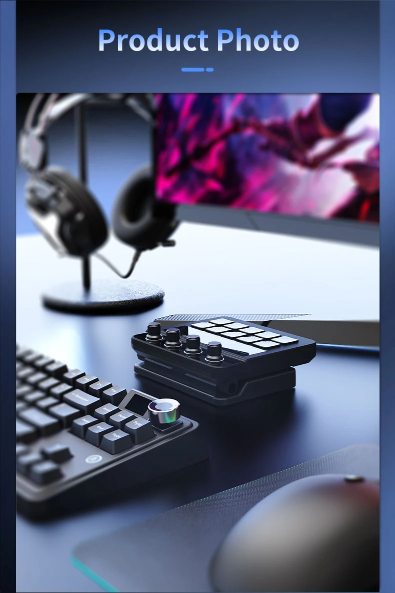 Ajazz стрийминг хъб/дек Streaming HUB AKP05E PRO Black