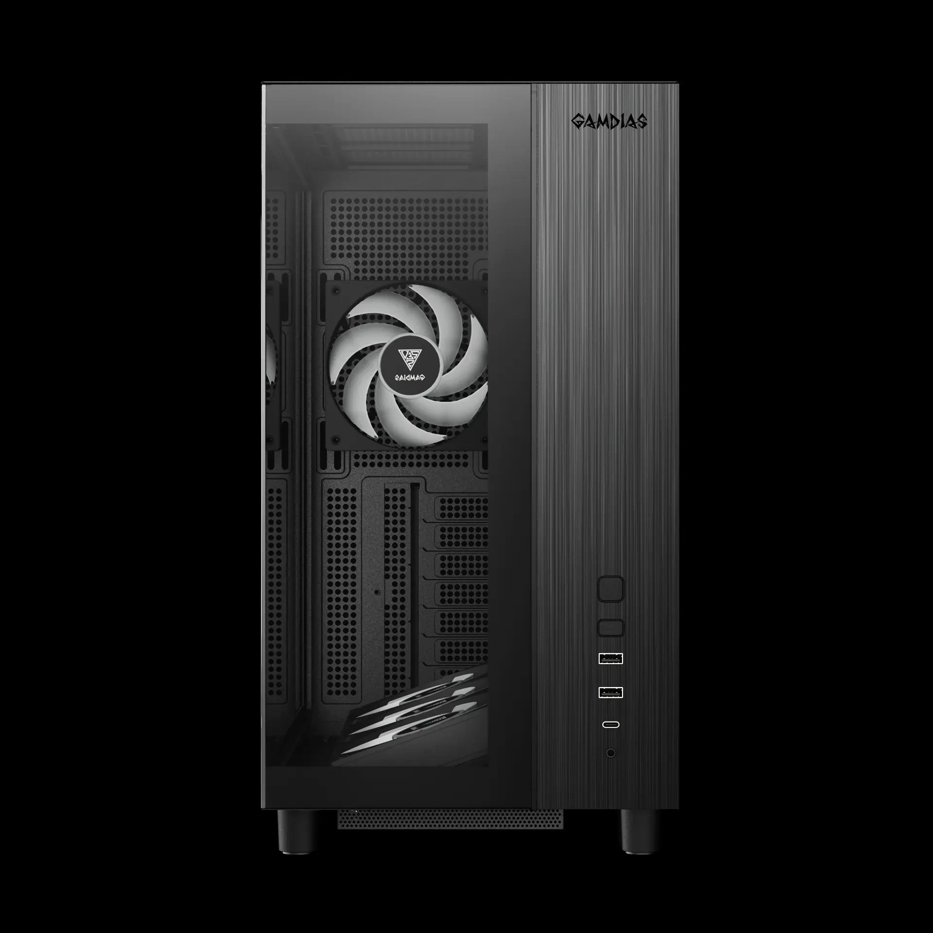 Gamdias кутия Case ATX - ATLAS M4 - A-RGB, USB-C