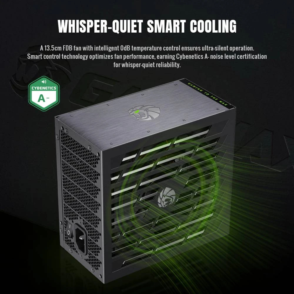 Gamemax захранване PSU ATX 3.1 1000W Platinum, Full Modular - LION CORE 1000P