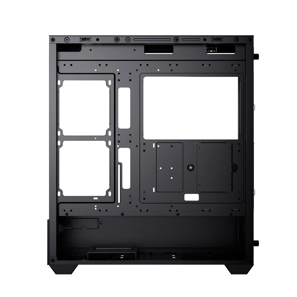AeroCool кутия Case ATX - P500D Digi-G-BK-v1 - Digital Display, USB-C, 3 x 120 mm A-RGB
