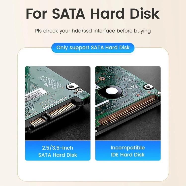 Orico докинг станция Storage - HDD/SSD Dock - 2.5/3.5 inch USB-C/A - DD18C3-EU-BK