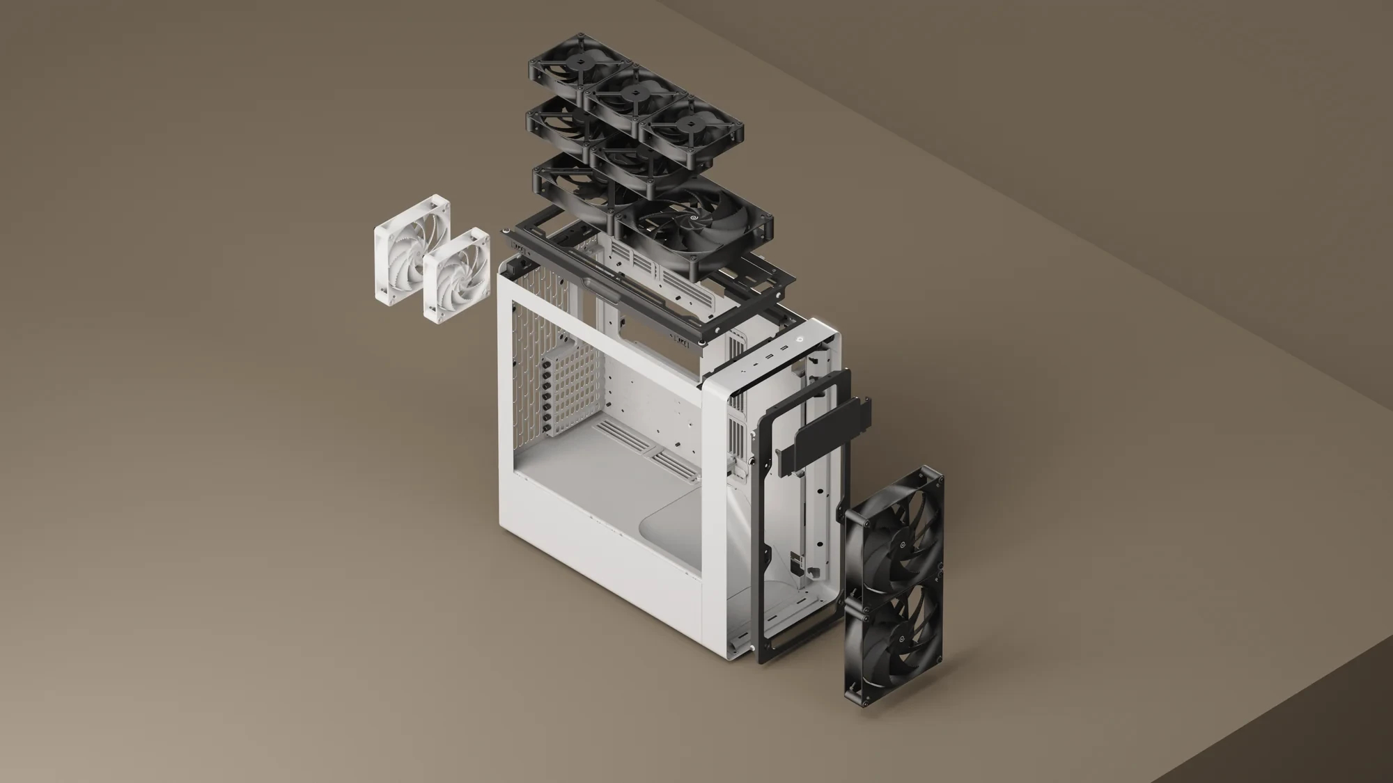 HAVN кутия Case E-ATX - BF 360 Flow Black