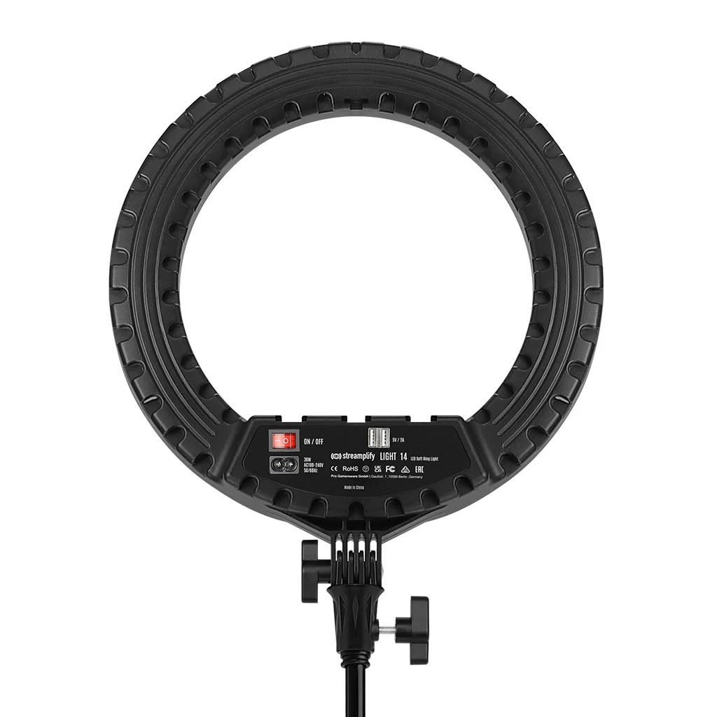 Streamplify стрийминг осветление Streaming LIGHT 14 - 2-in-1 Tripod or Selfie Stick - SPIR-LZ14222.11