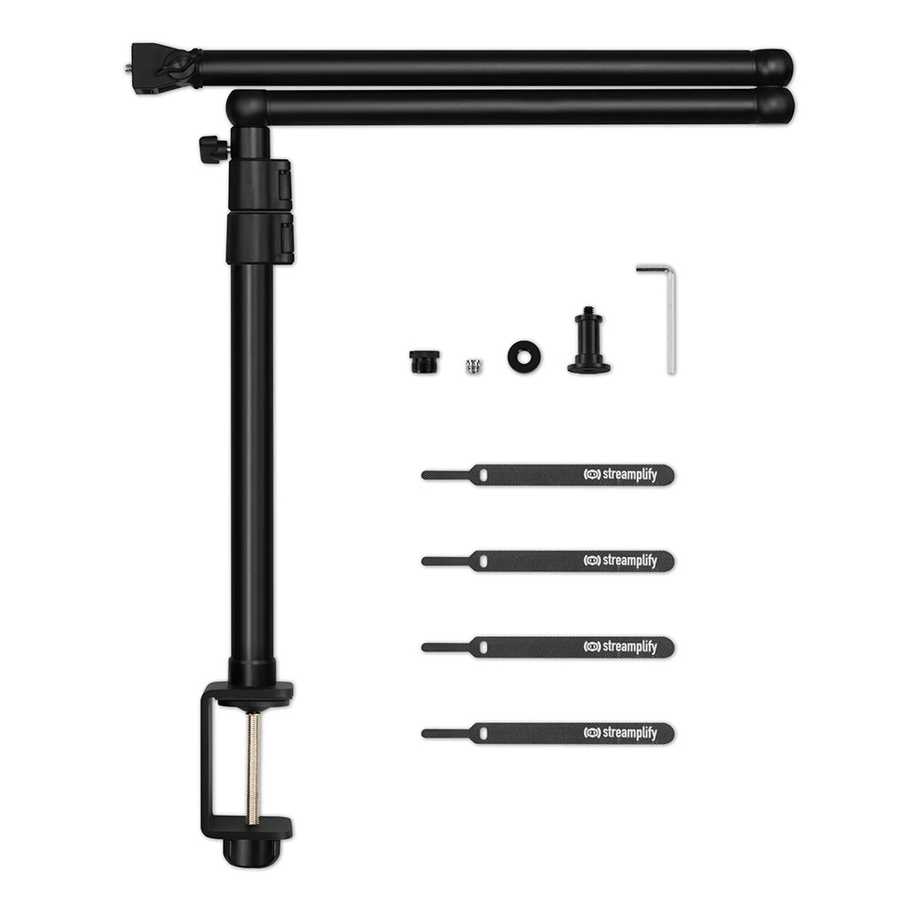 Streamplify стойка за микрофон/осветление MOUNT LIFT LIGHT Black
