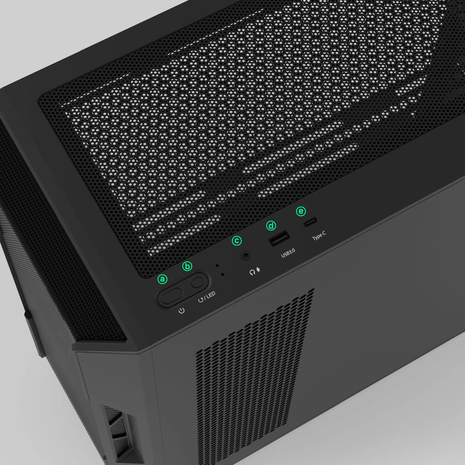 Zalman кутия Case ATX - I3 NEO V2 Black - RGB, Mesh