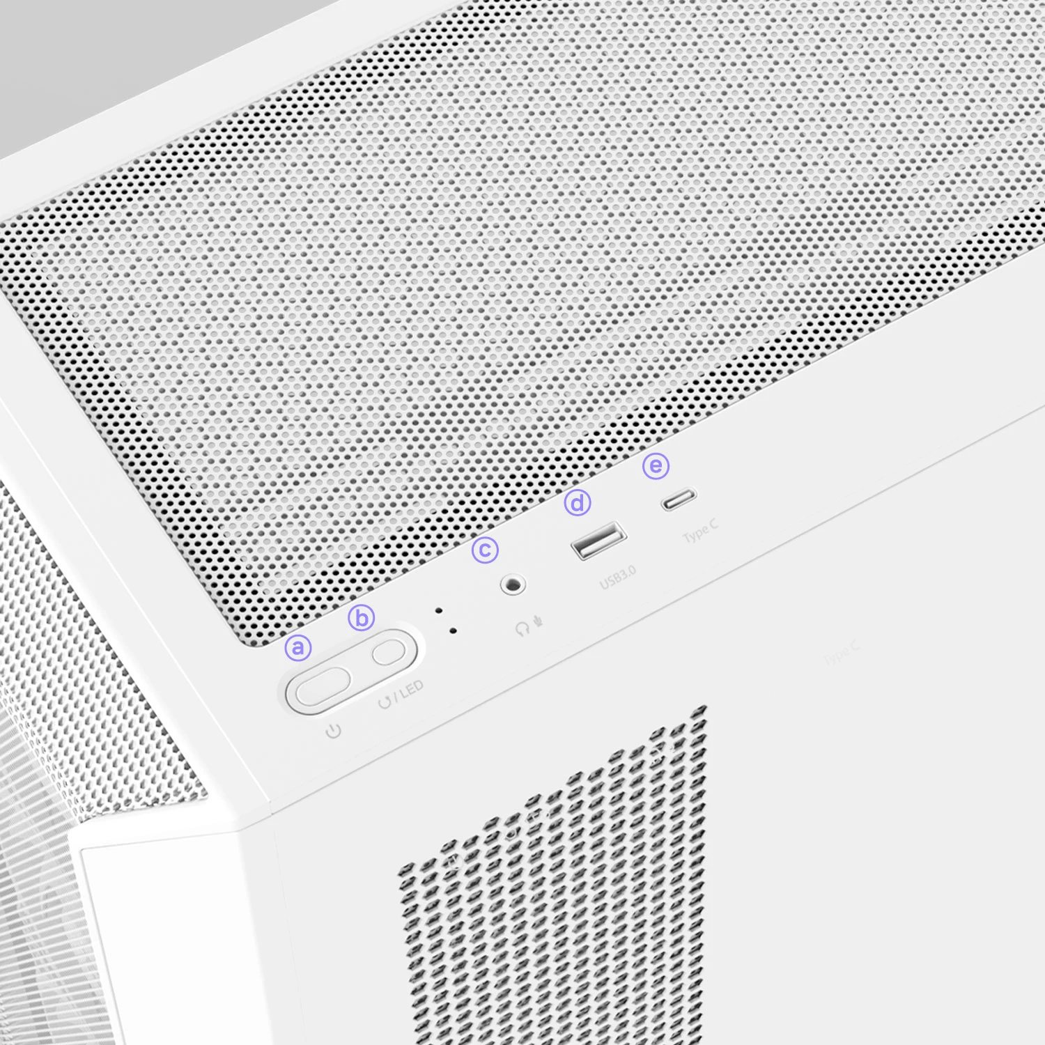 Zalman кутия Case ATX - I3 NEO V2 White - RGB, Mesh