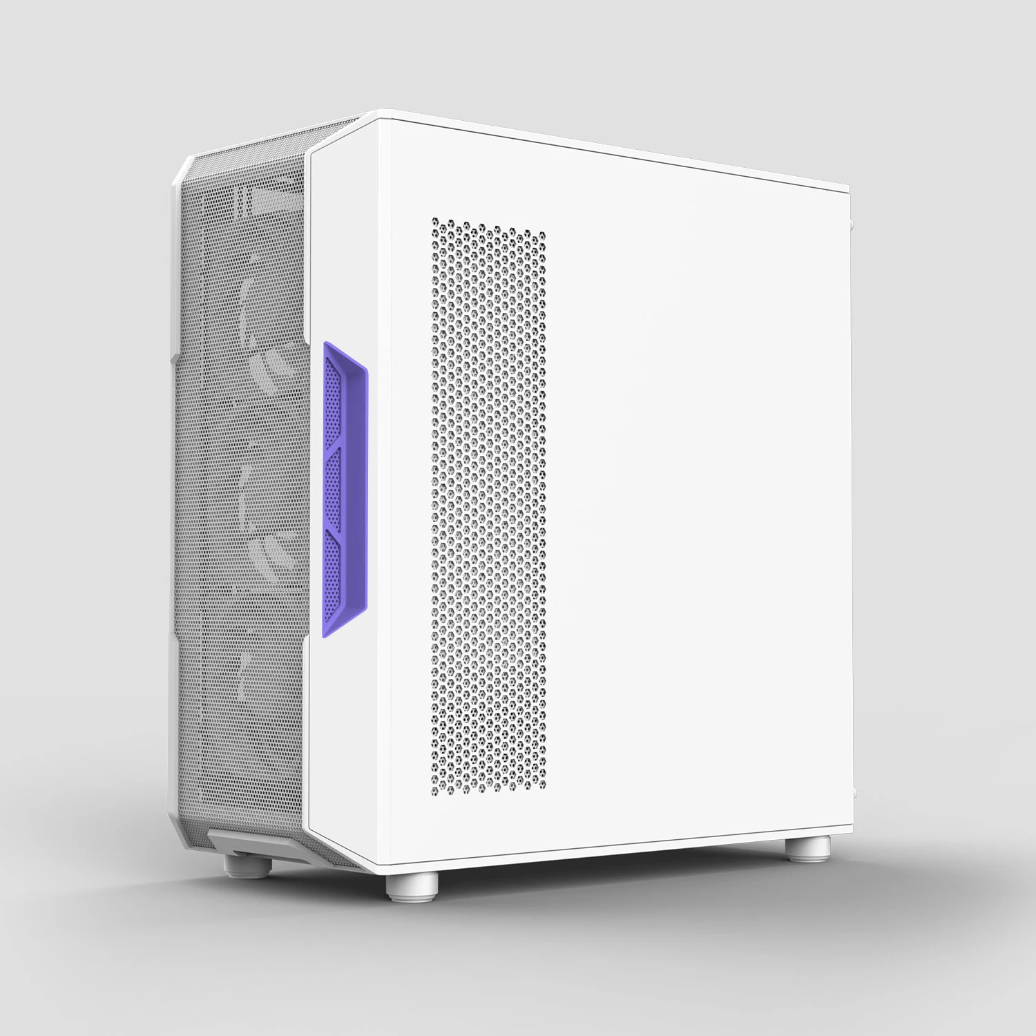 Zalman кутия Case ATX - I3 NEO V2 White - RGB, Mesh