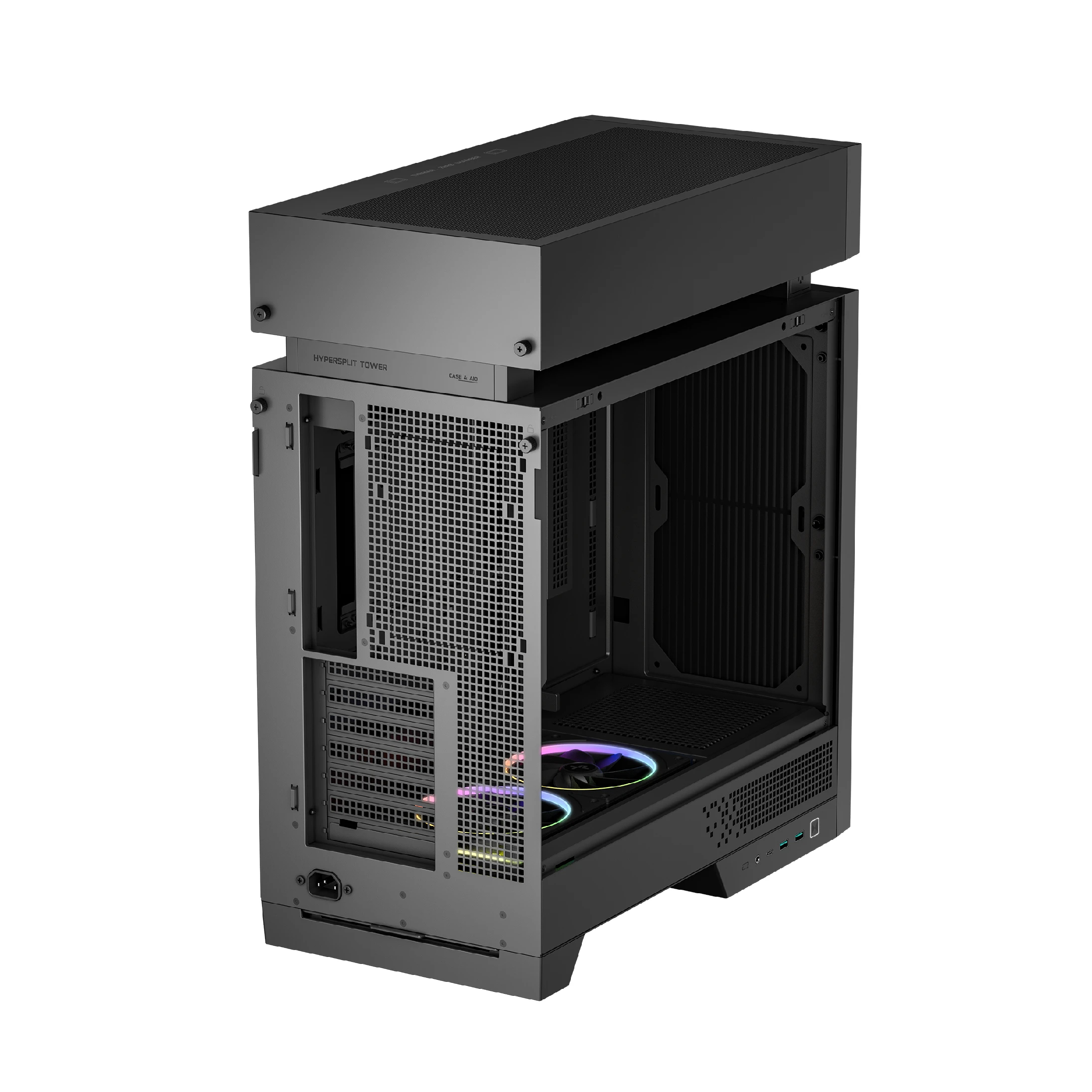 DeepCool кутия Case ATX - CL660 - Modular Split-Chamber, 2 ARGB fans