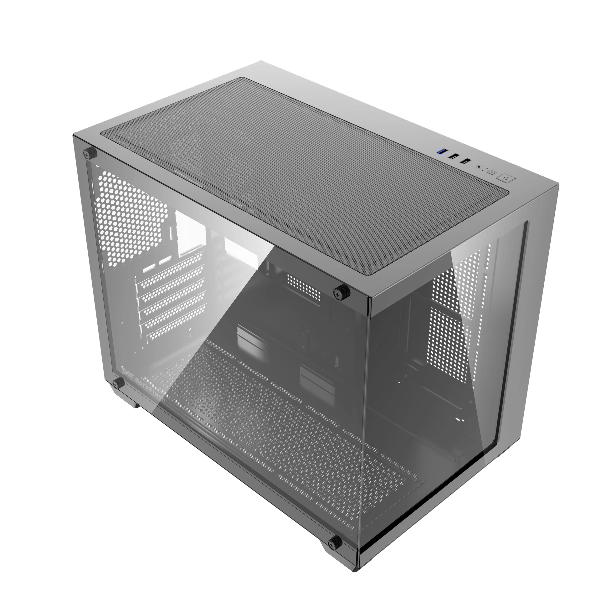 Darkflash кутия Case mATX - B275 PRO Black - 6 x 120 mm Infinity Mirror A-RGB